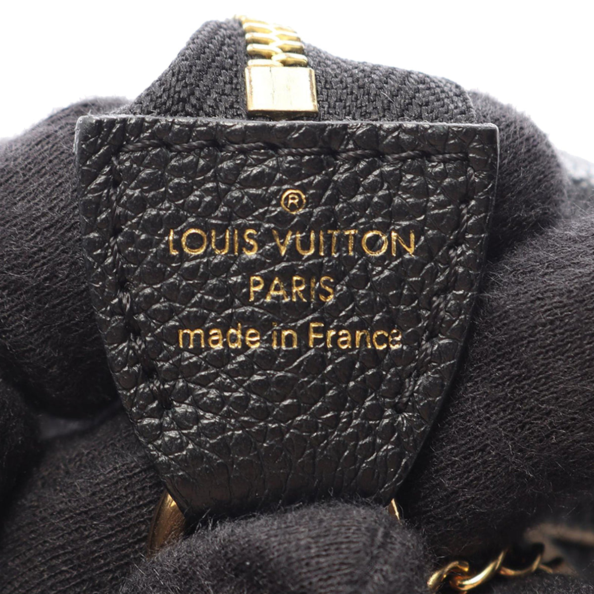 Louis Vuitton Bicolor Monogram Empreinte Mini Pochette Accessoires — Black