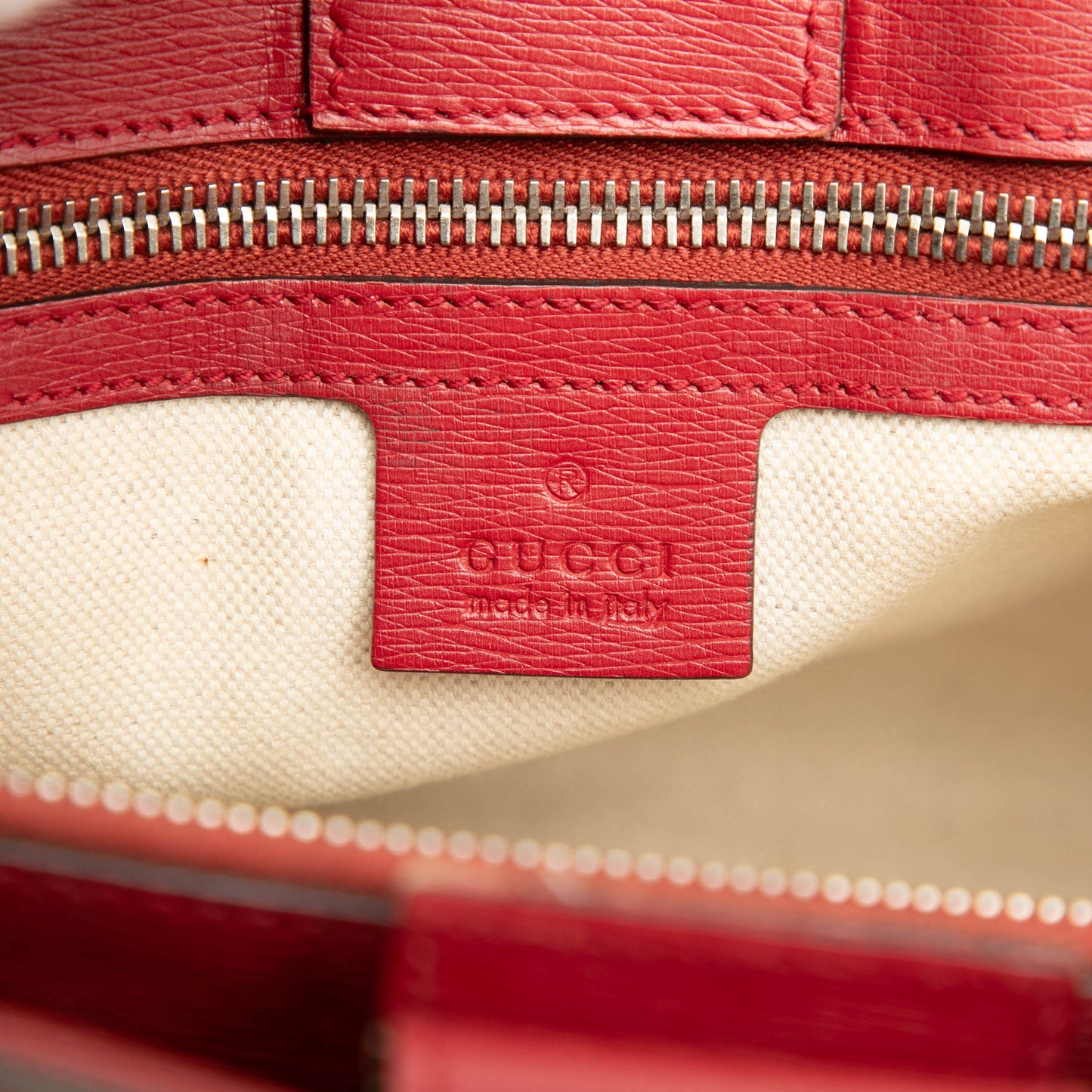 Gucci Medium Calfskin Blooms Bamboo Shopper Satchel