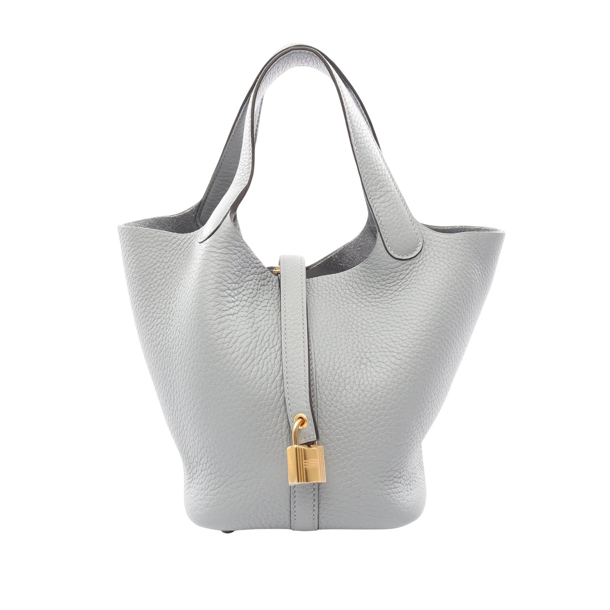 Hermès Clemence Picotin Lock 18 — Gray