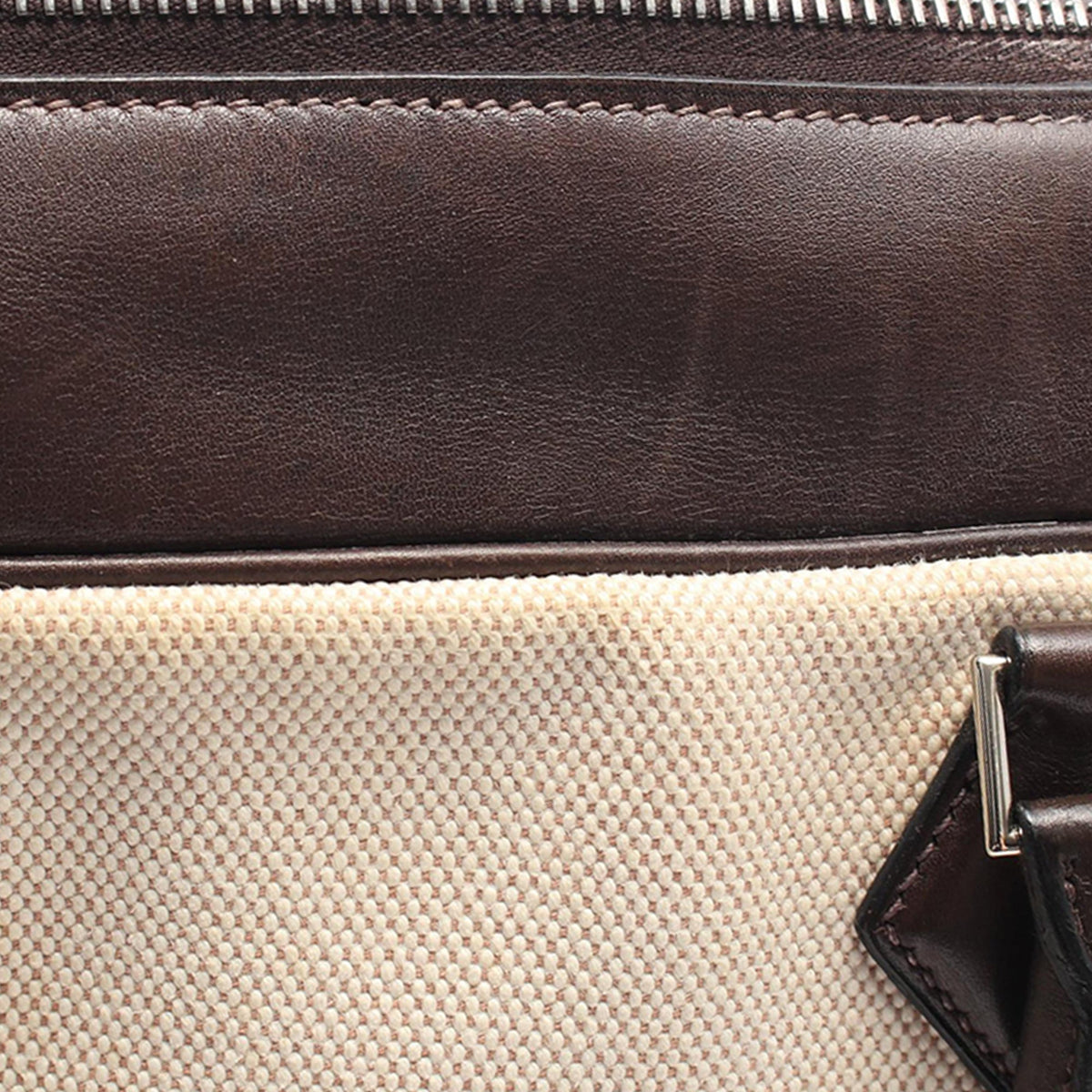 Hermès Toile H and Swift Plume 32 — Beige