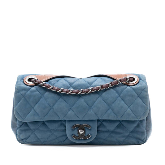 Chanel Medium Iridescent Calfskin In The Mix Flap