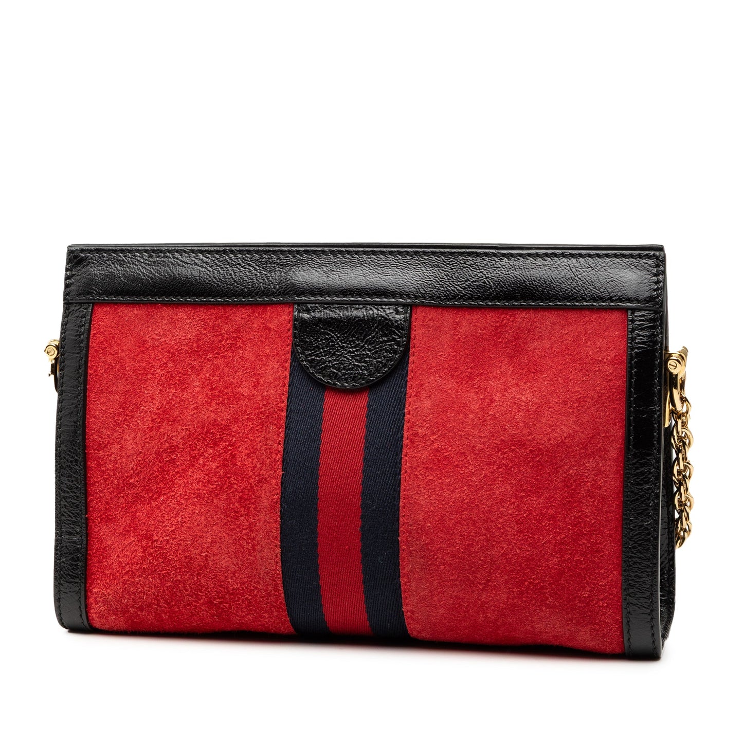 Small Suede Web Ophidia Chain Crossbody