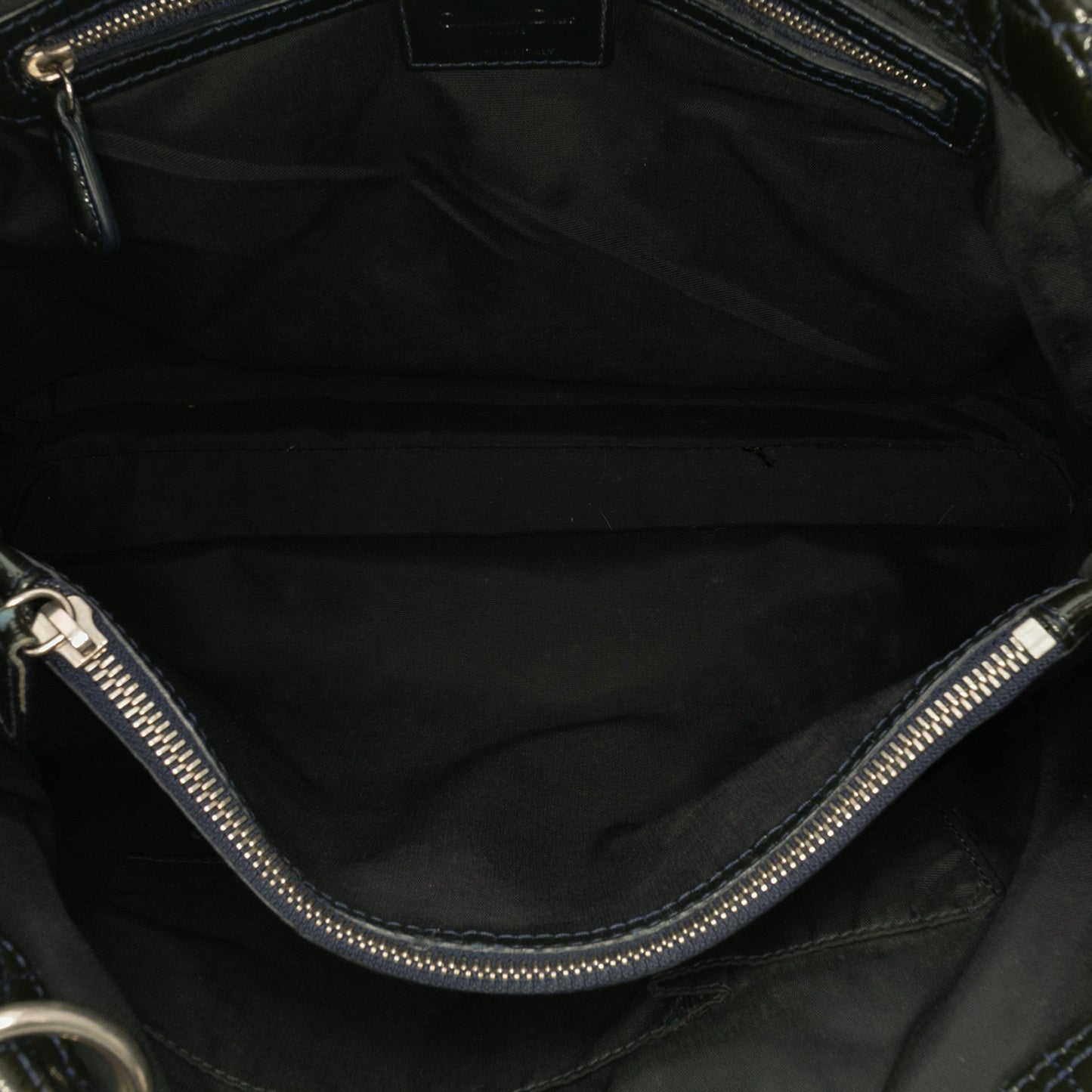 Dior Large Patent Cannage Lady Dior Soft Shopping Tote
