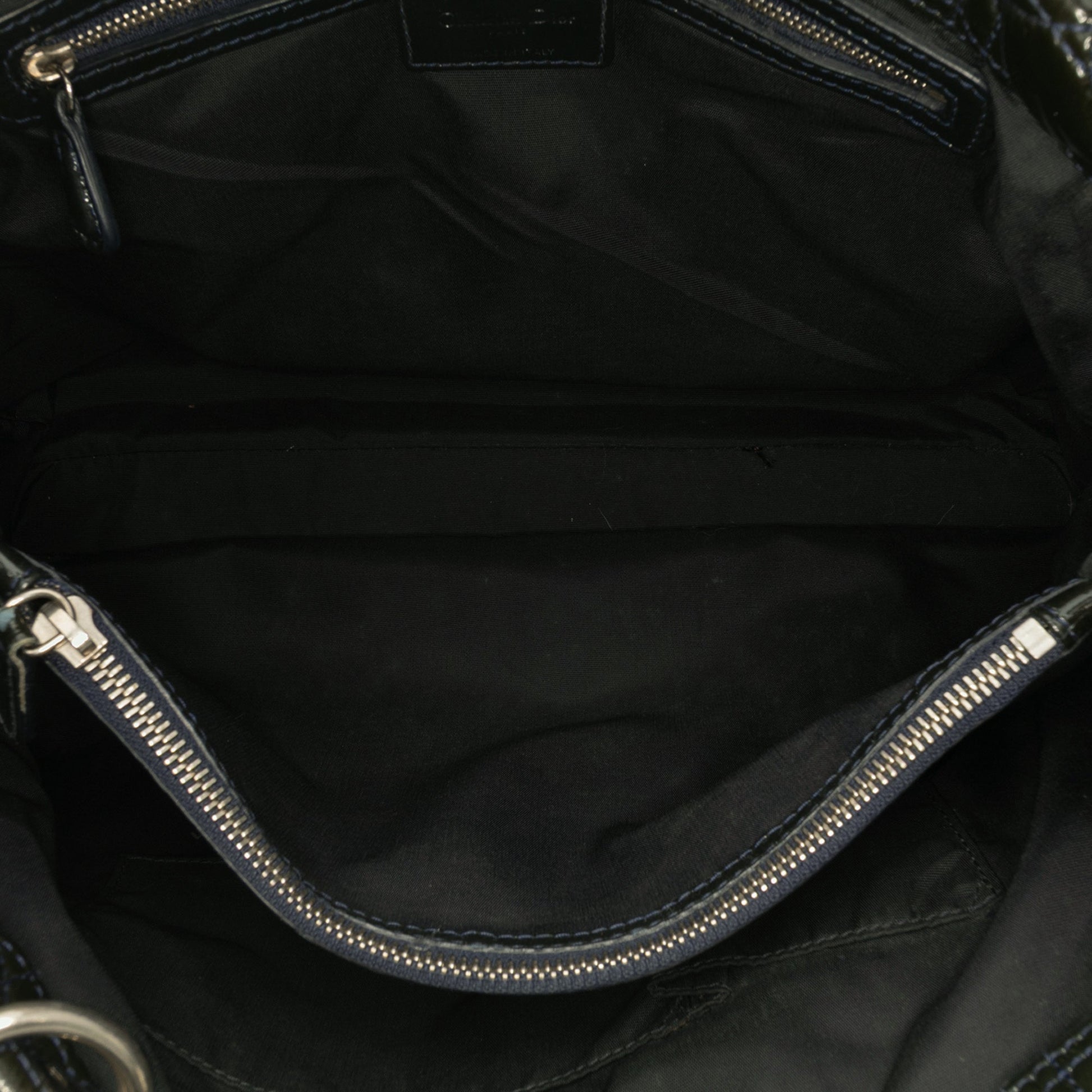 Dior Large Patent Cannage Lady Dior Soft Shopping Tote