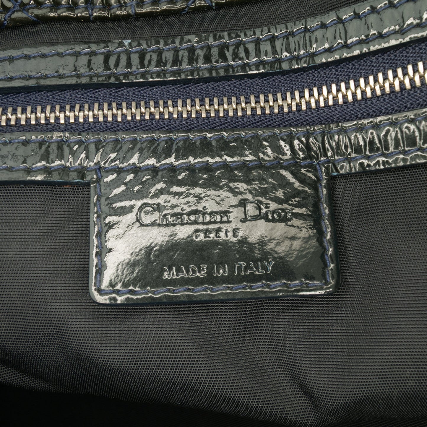 Dior Large Patent Cannage Lady Dior Soft Shopping Tote