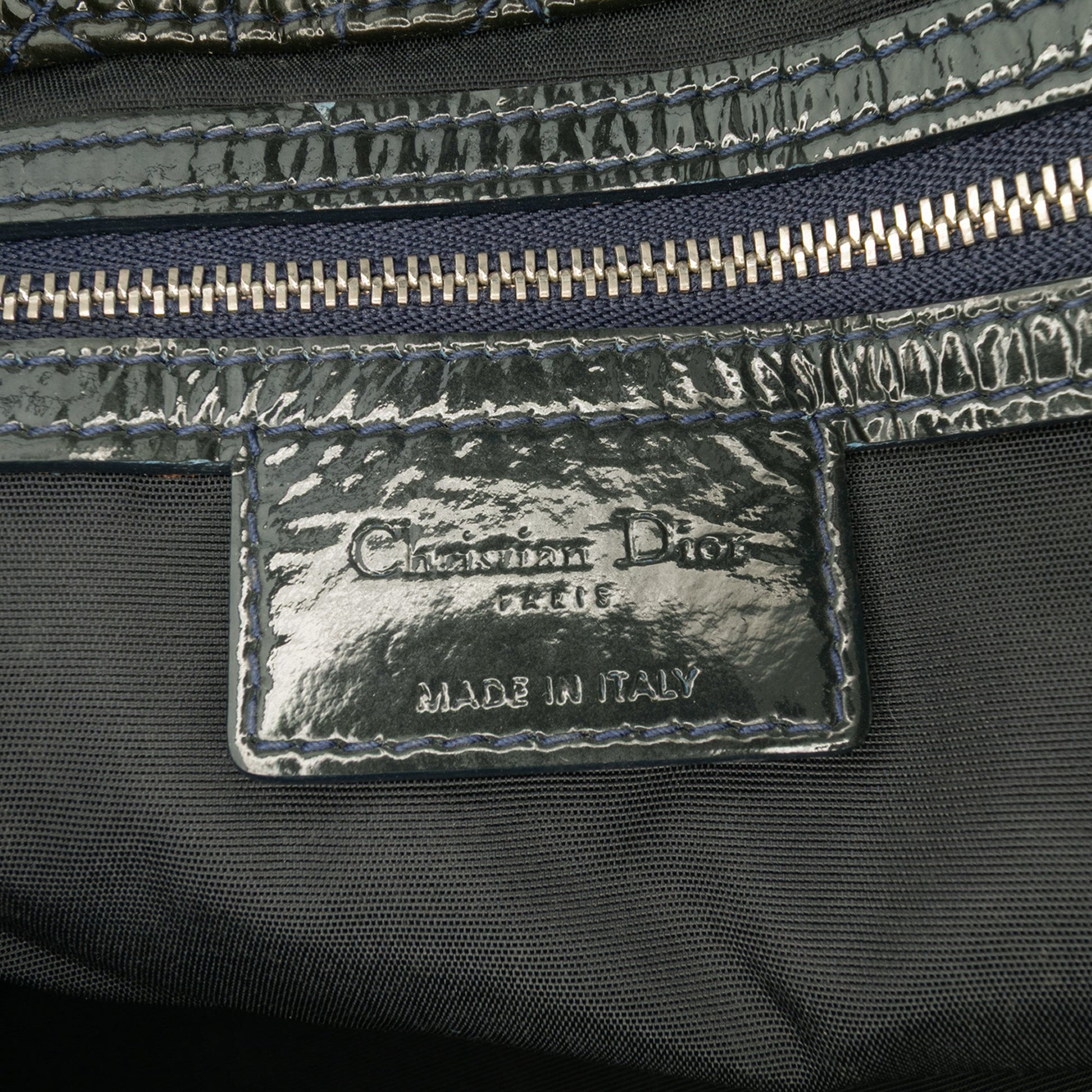 Dior Large Patent Cannage Lady Dior Soft Shopping Tote