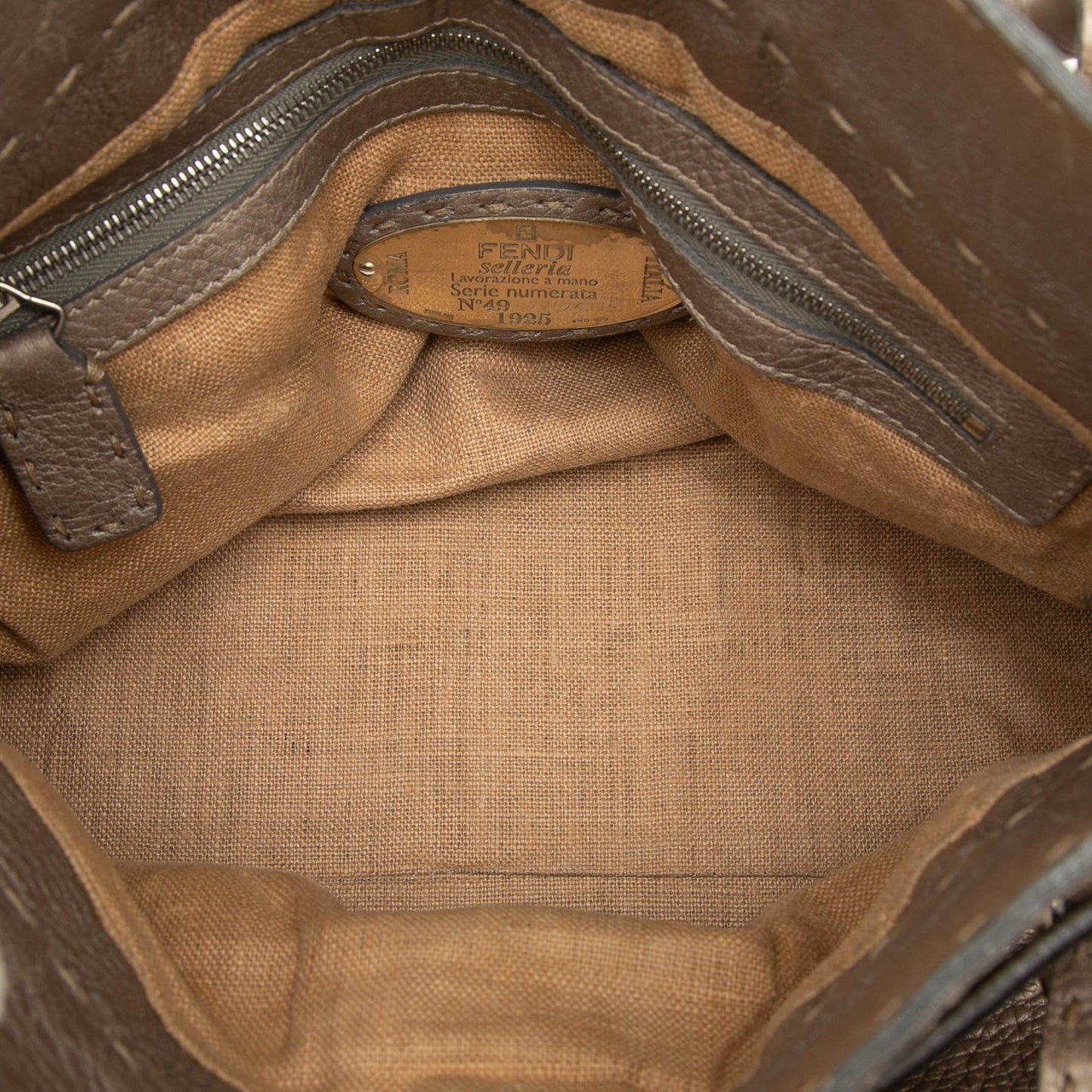 Large Leather Selleria Villa Borghese Tote