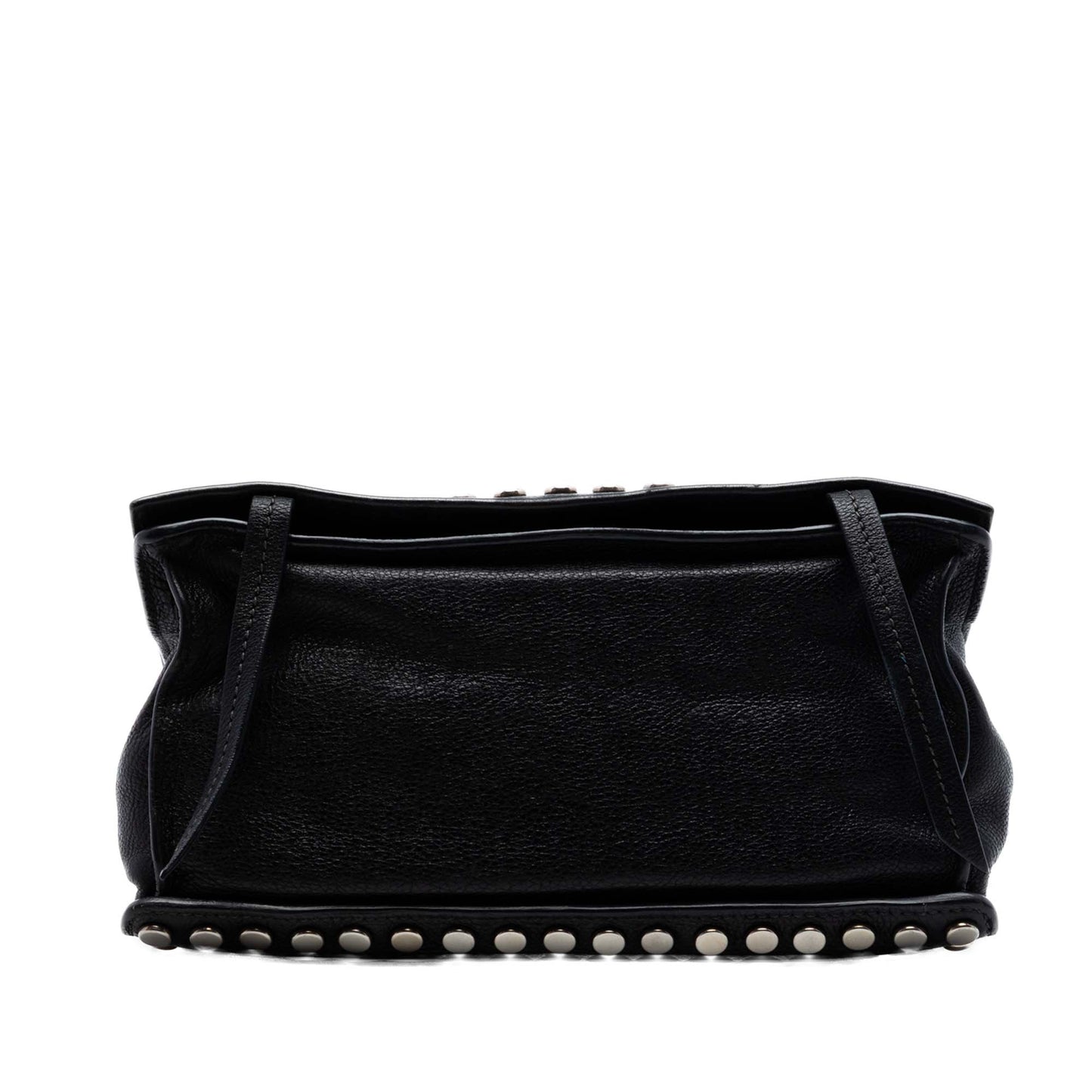 Prada Glace Calf Studded Etiquette Flap