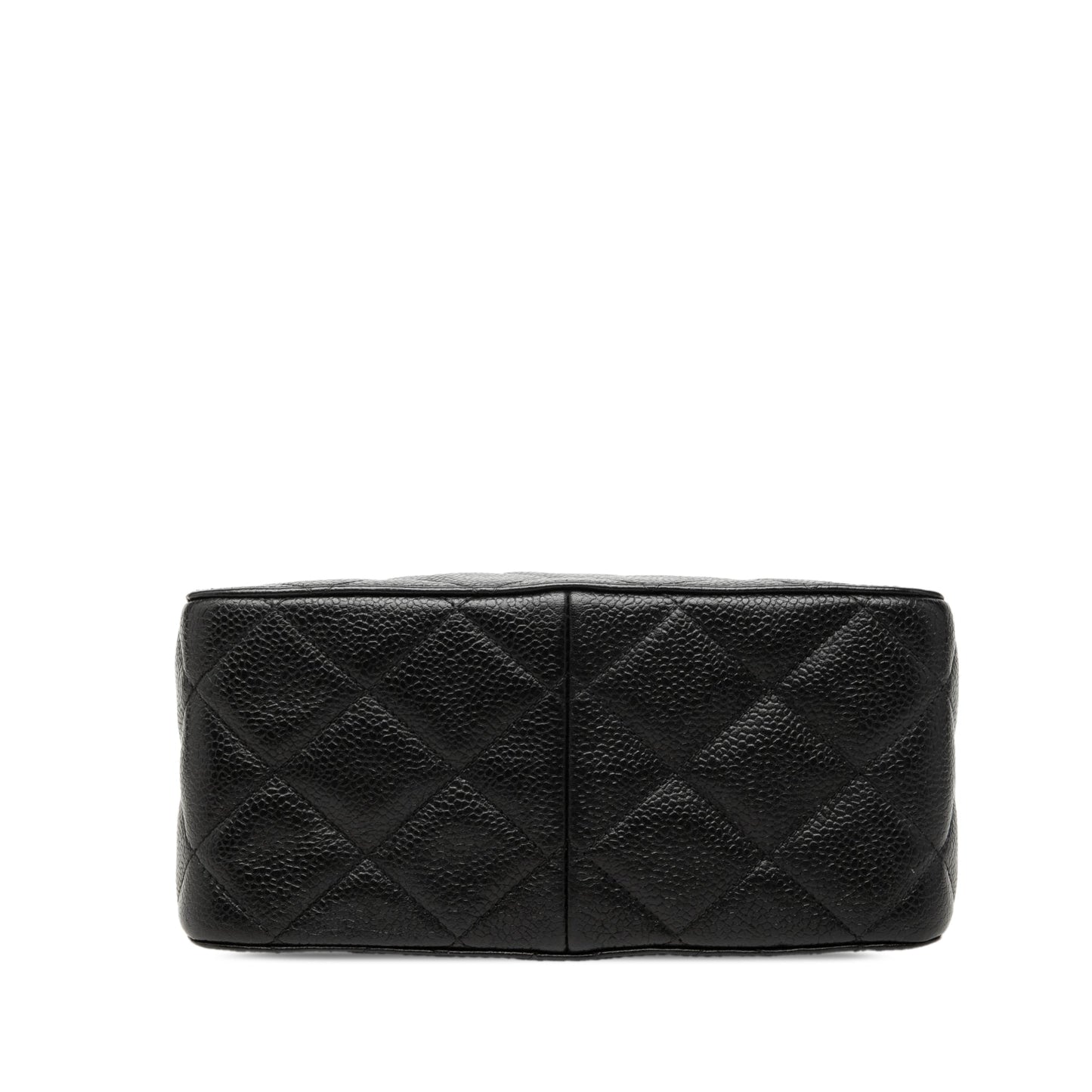 Chanel CC Quilted Caviar Carved Buckle Box Bag