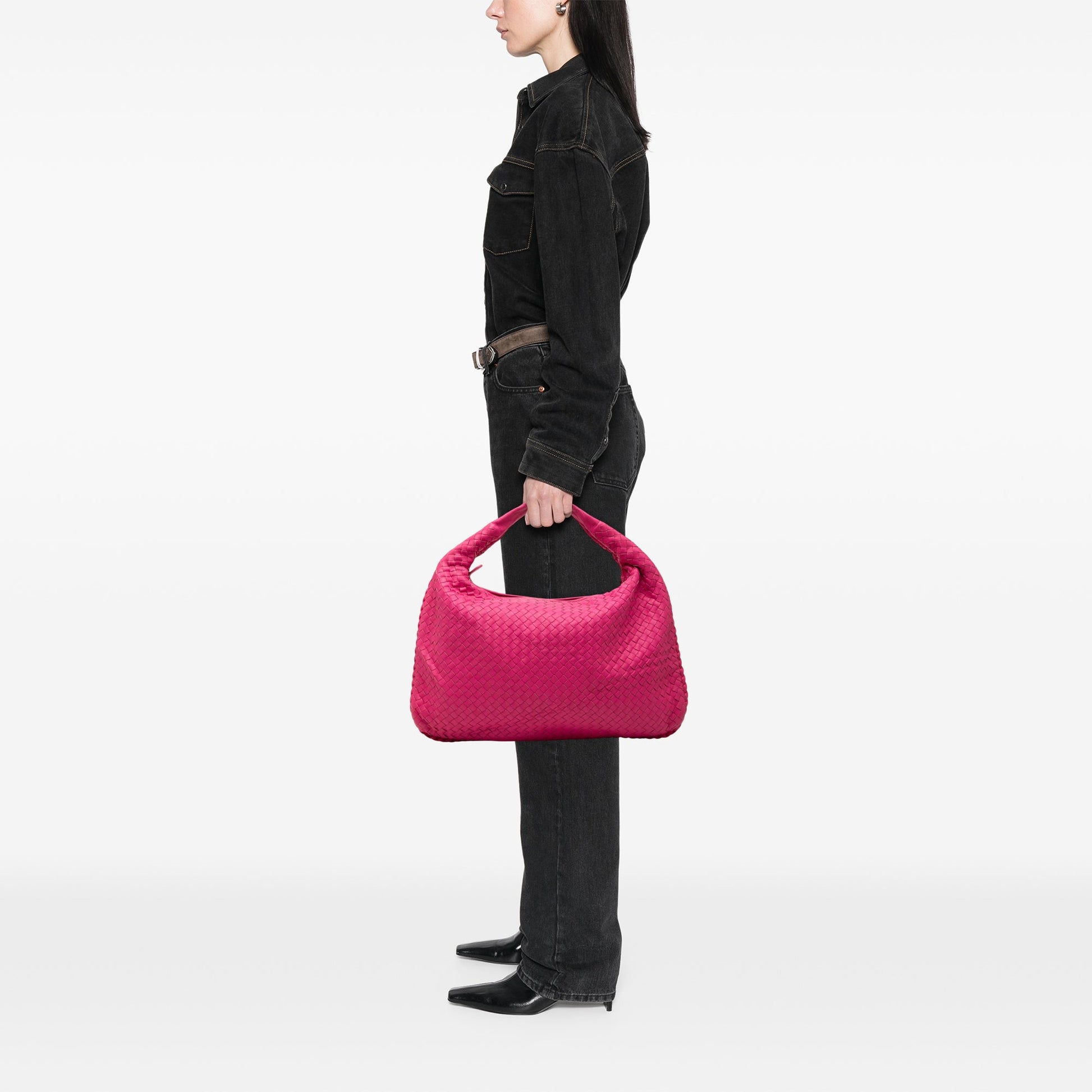 Bottega Veneta Medium Nappa Intrecciato Veneta Hobo