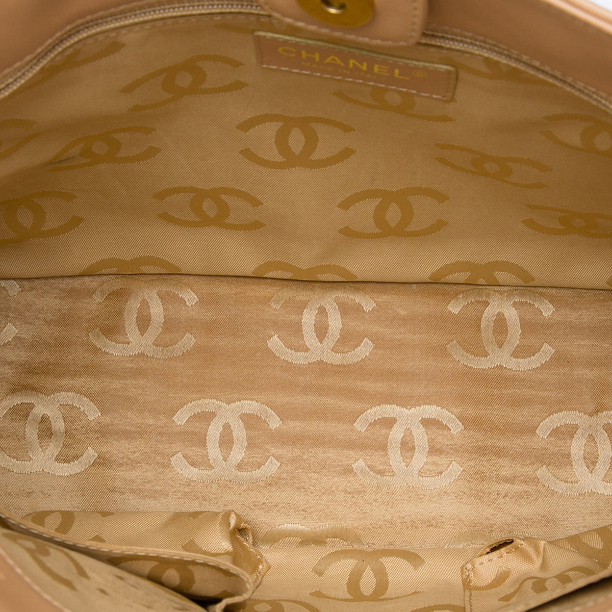 Chanel Lambskin Triple CC Tote
