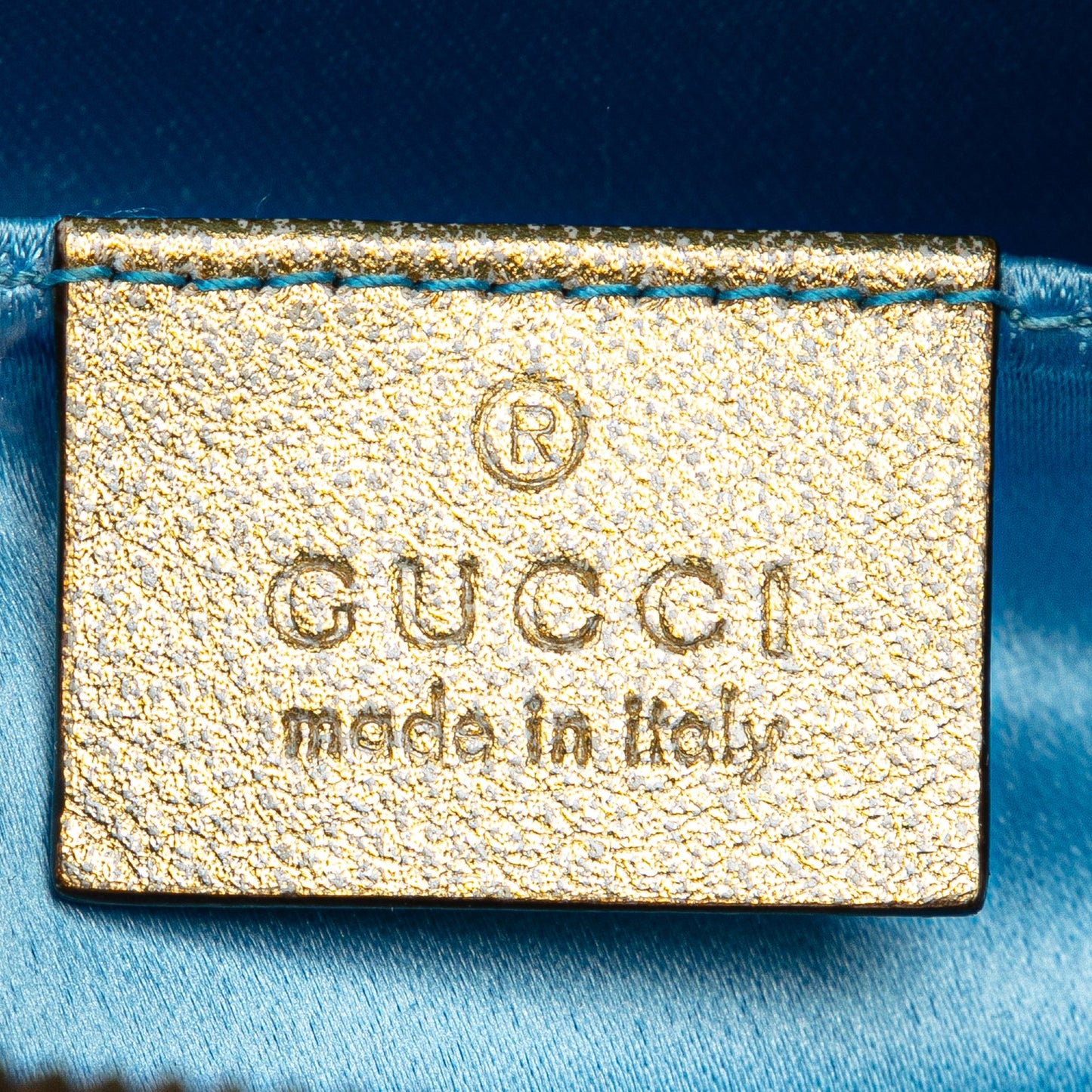 Gucci GG Marmont Matelasse Metallic Bicolor Leather Belt Bag
