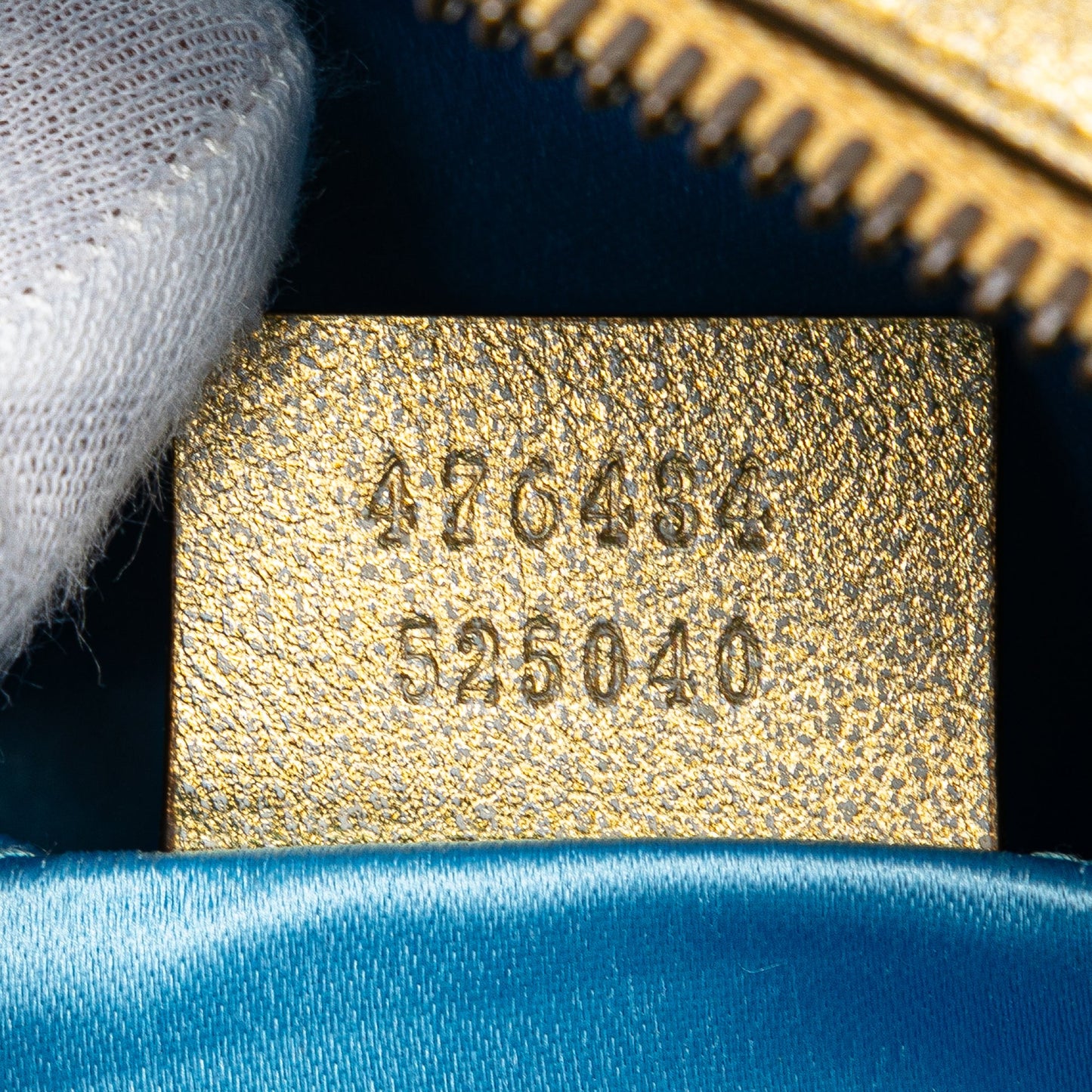 Gucci GG Marmont Matelasse Metallic Bicolor Leather Belt Bag