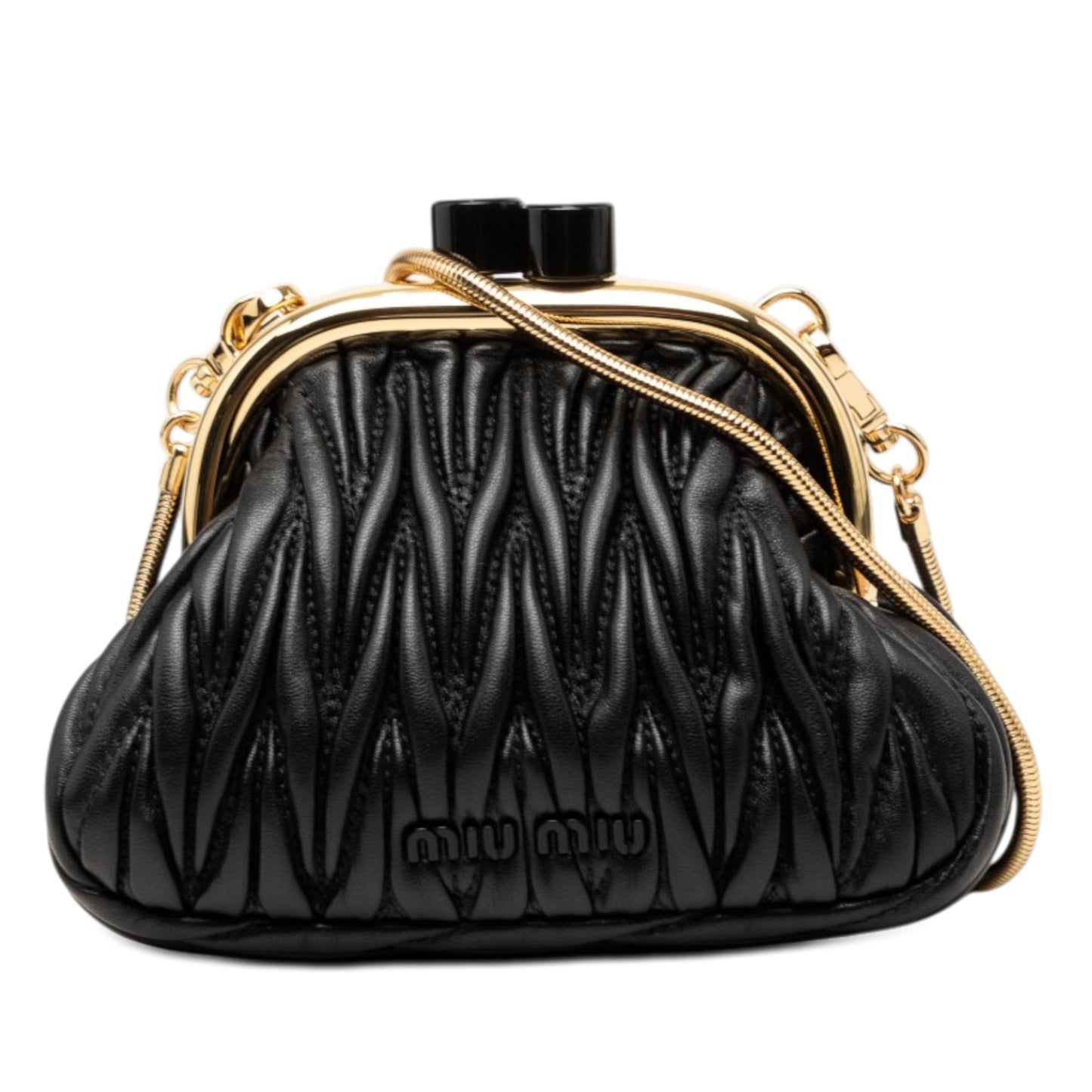Miu Miu Mini Matelasse Nappa Belle Crossbody