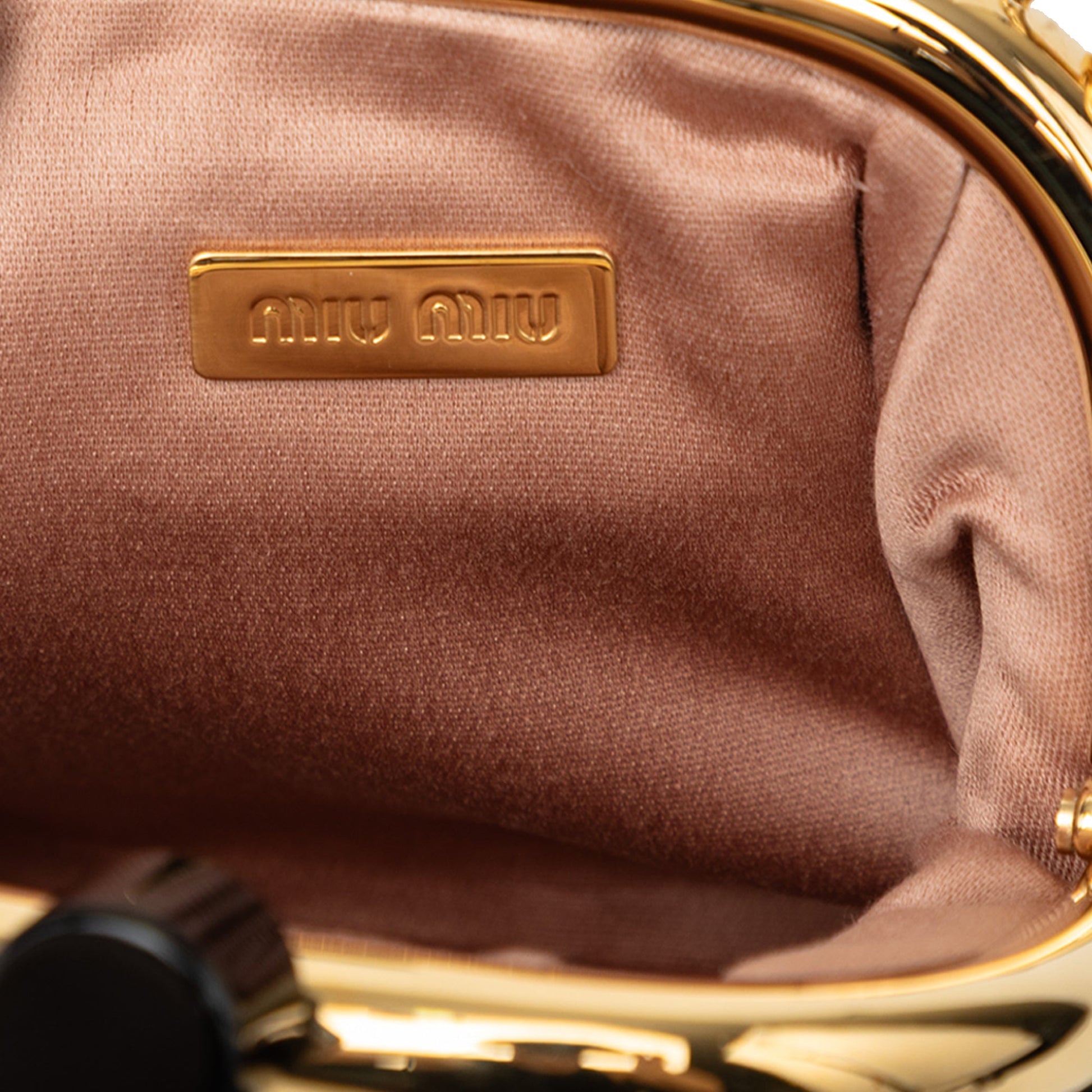 Miu Miu Mini Matelasse Nappa Belle Crossbody