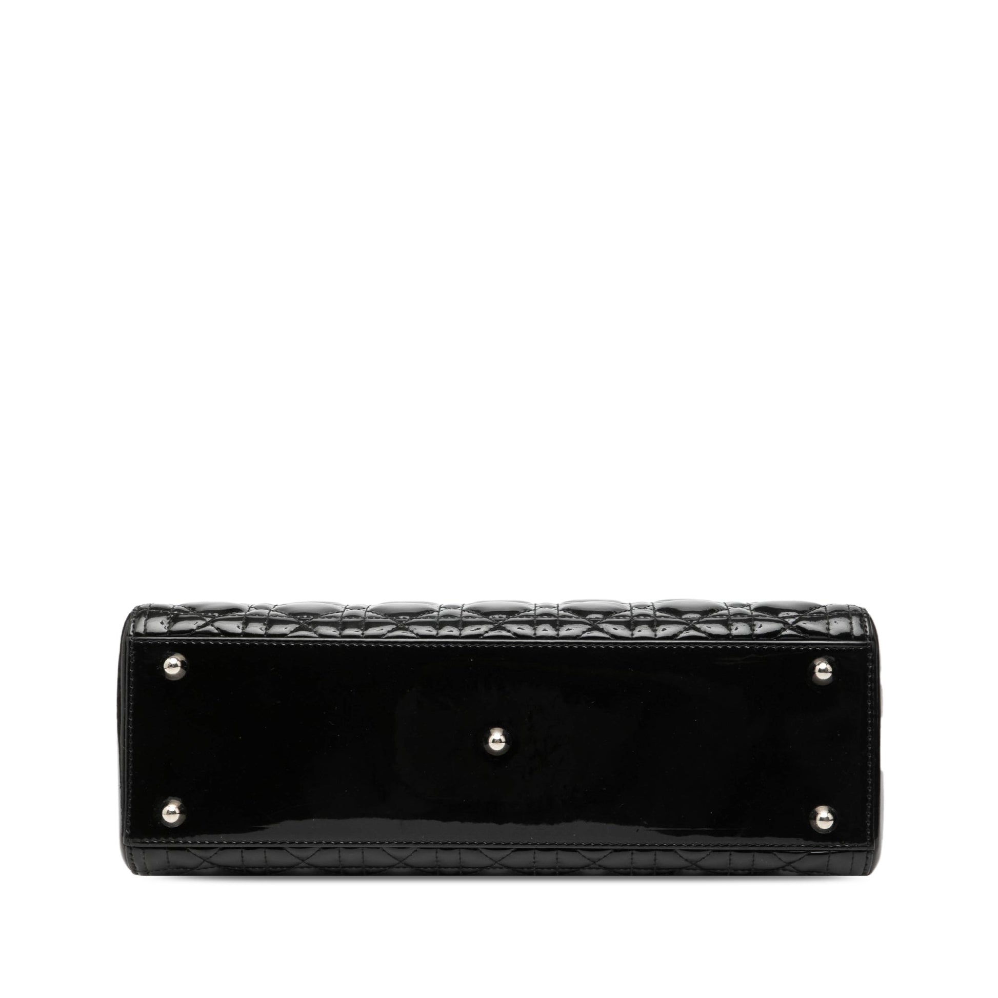 Dior Large Patent Cannage Lady Dior