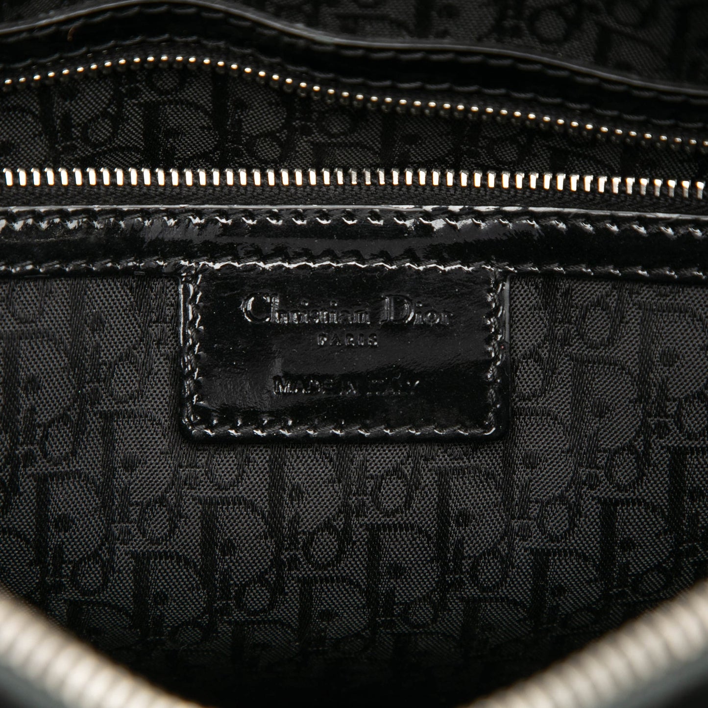 Dior Large Patent Cannage Lady Dior
