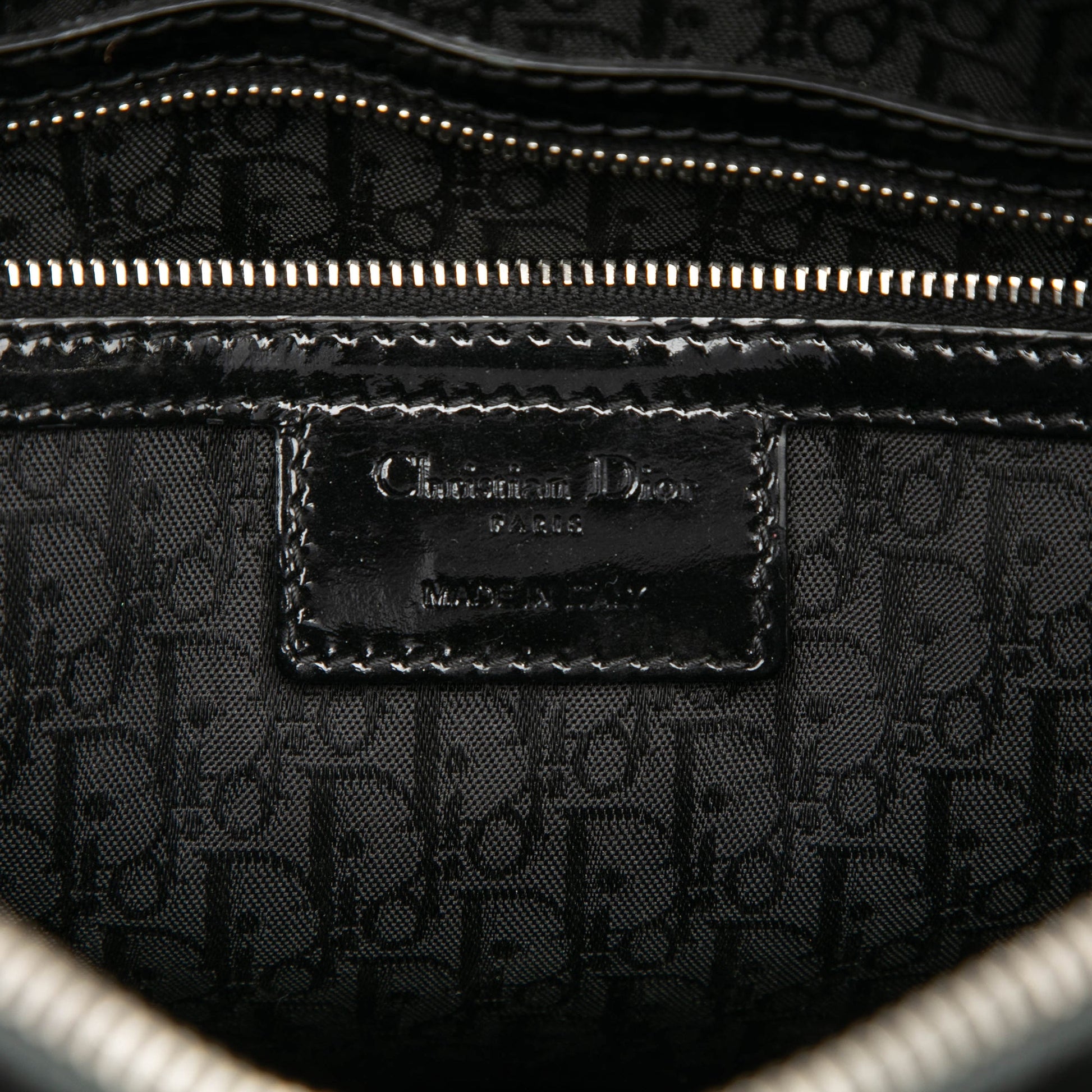 Dior Large Patent Cannage Lady Dior