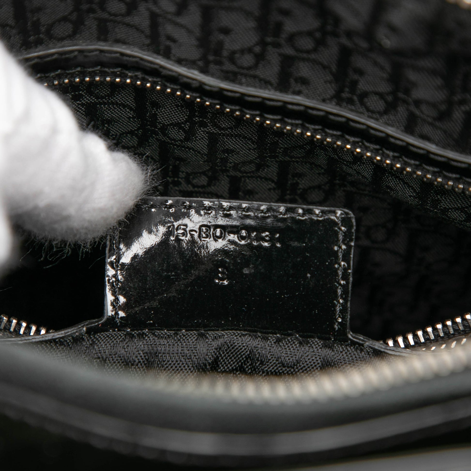 Dior Large Patent Cannage Lady Dior