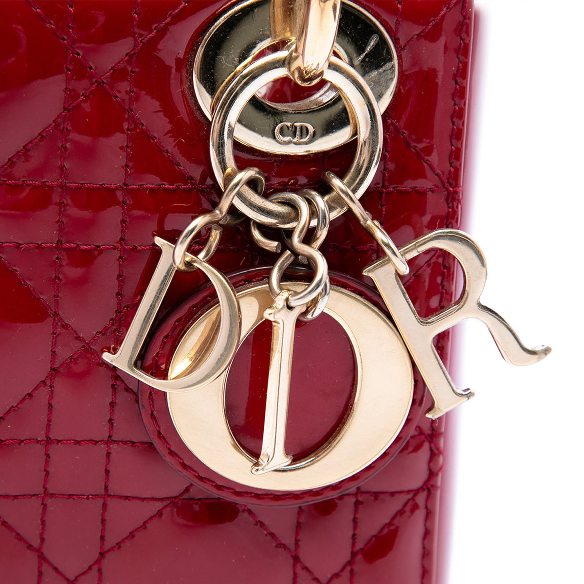 Dior Mini Patent Cannage Lady Dior