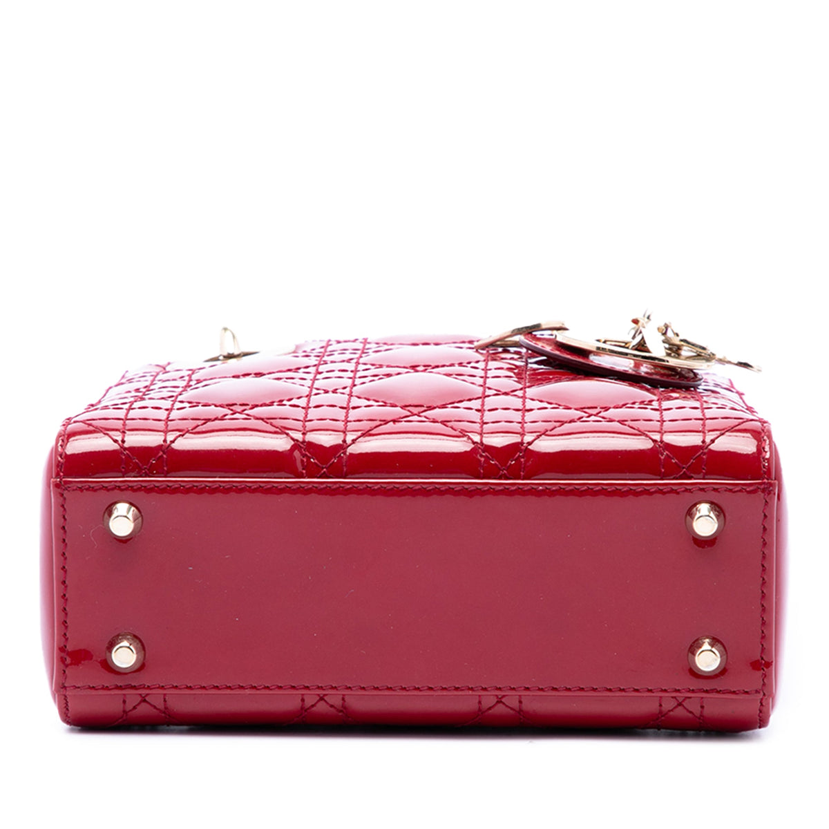 Dior Mini Patent Cannage Lady Dior