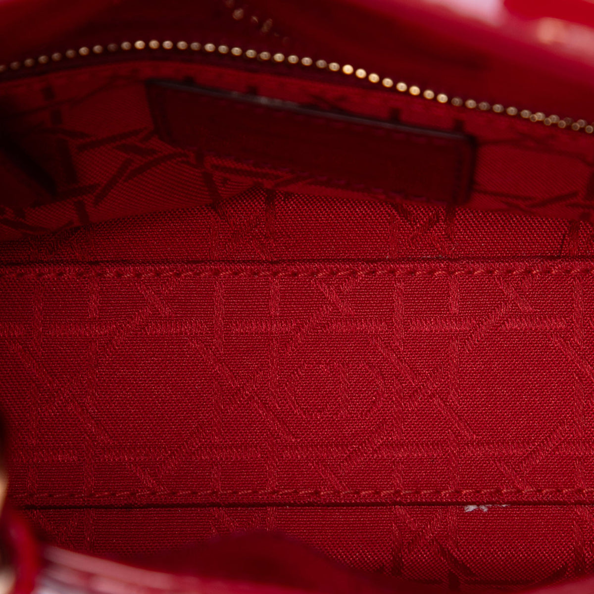 Dior Mini Patent Cannage Lady Dior