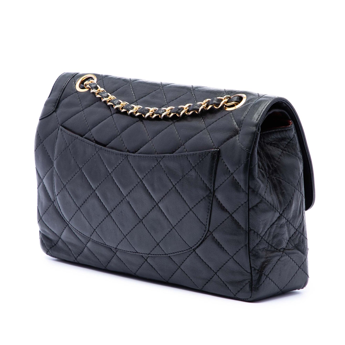 Chanel Limited Edition Paris Quilted Lambskin Double Flap