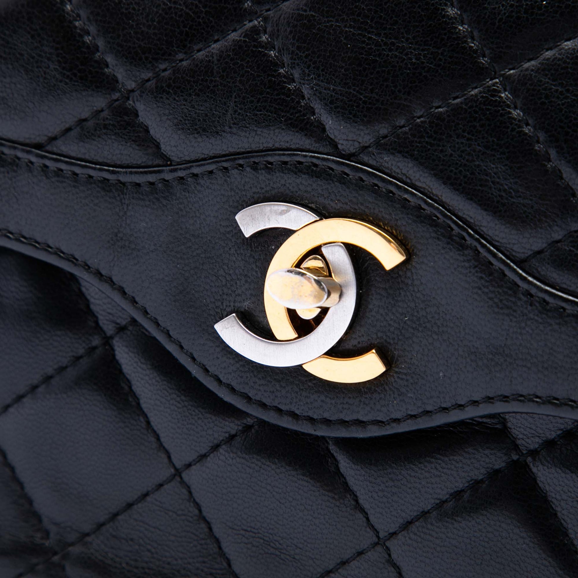 Chanel Limited Edition Paris Quilted Lambskin Double Flap
