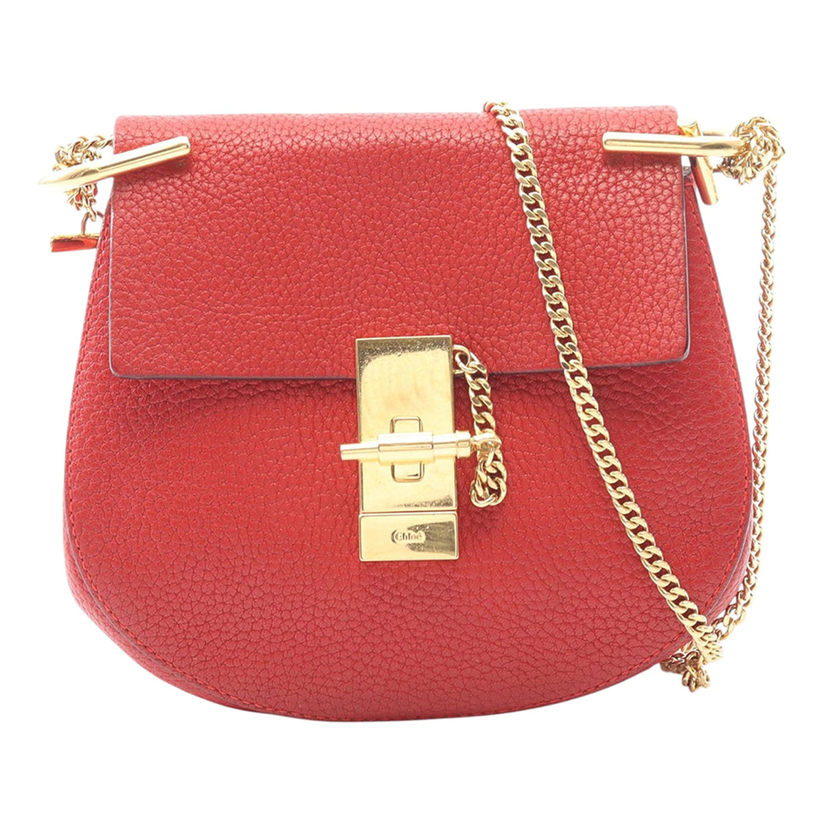 Chloé Mini Leather Drew Crossbody