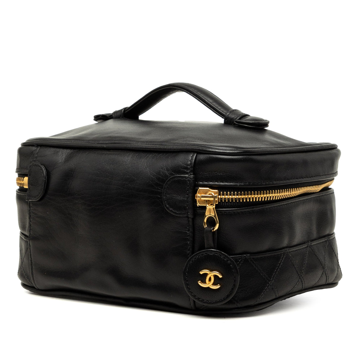 Chanel CC Quilted Lambskin Vanity Bag