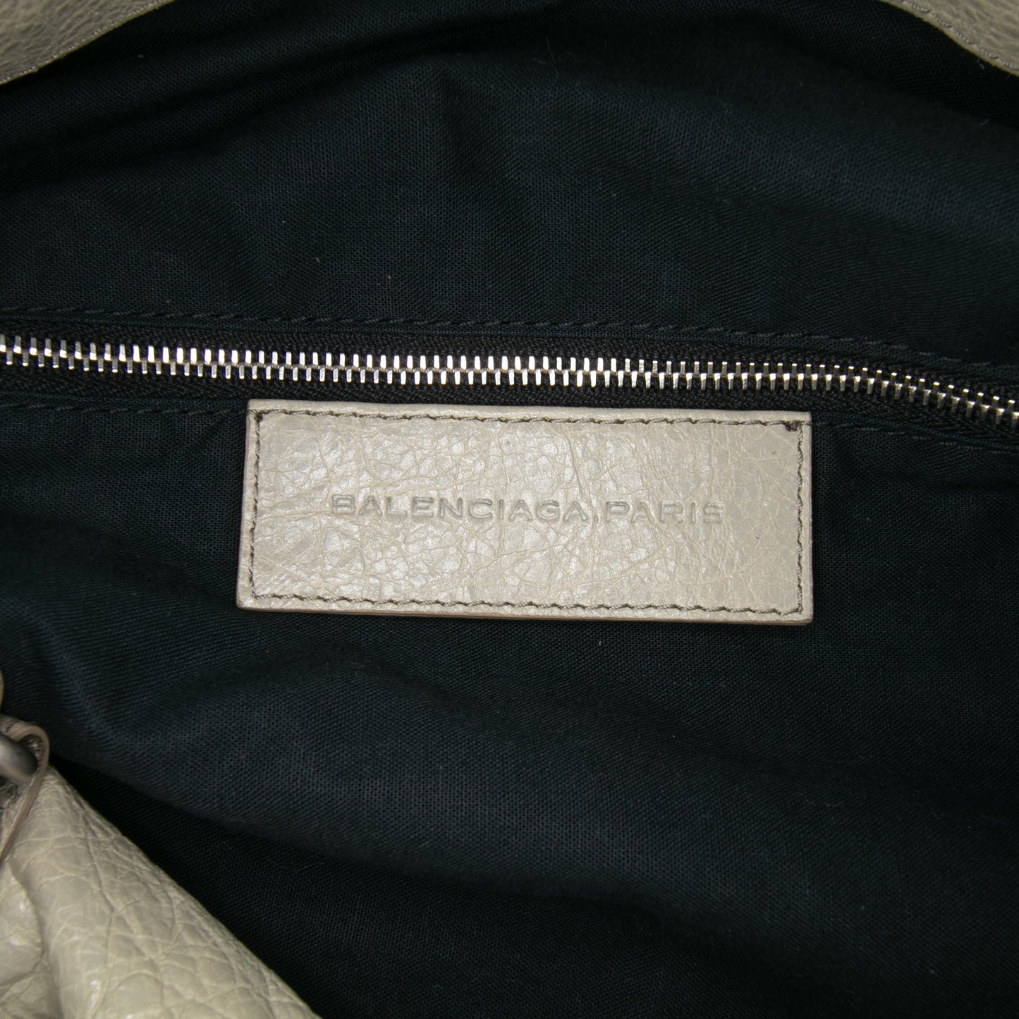 Balenciaga Small Lambskin Motocross Classic Squash Duffle Bag