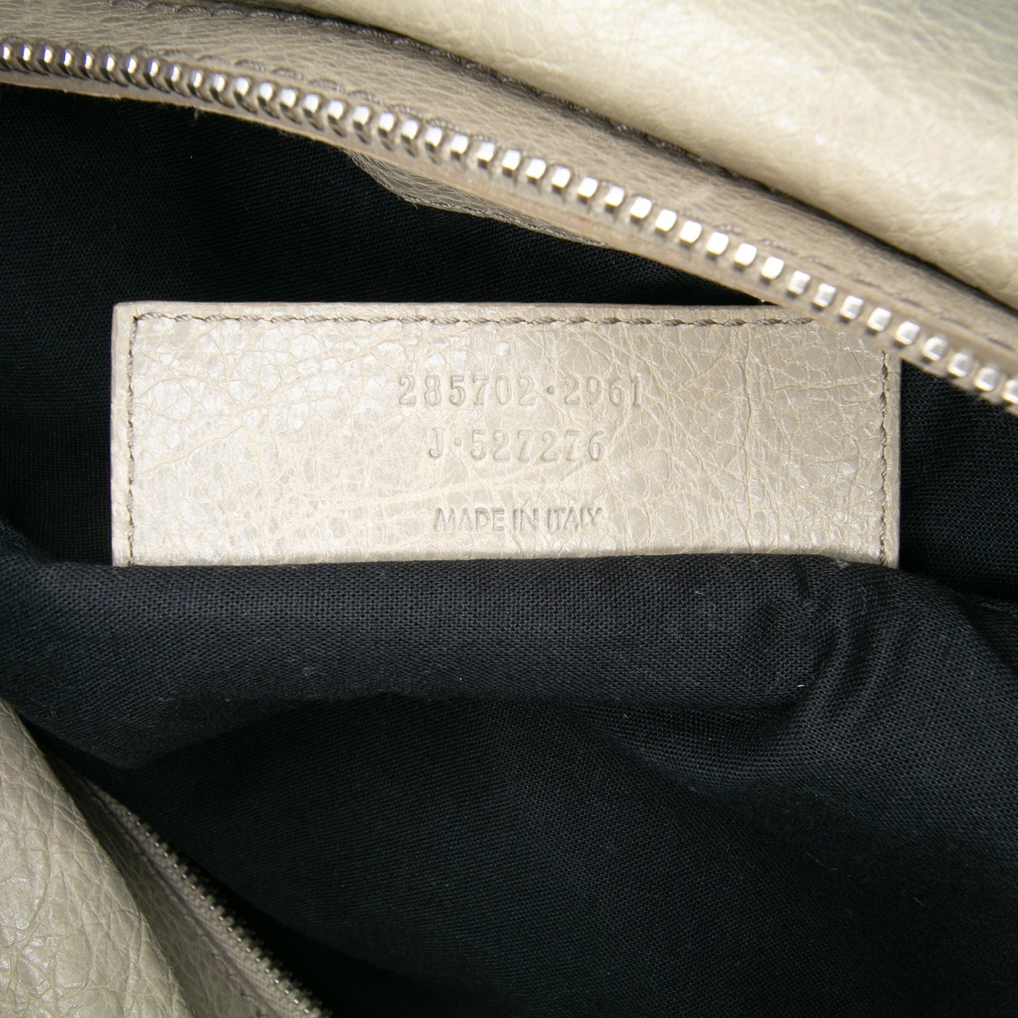 Balenciaga Small Lambskin Motocross Classic Squash Duffle Bag