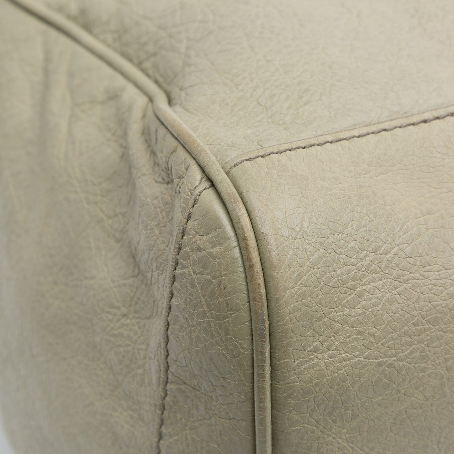 Balenciaga Small Lambskin Motocross Classic Squash Duffle Bag