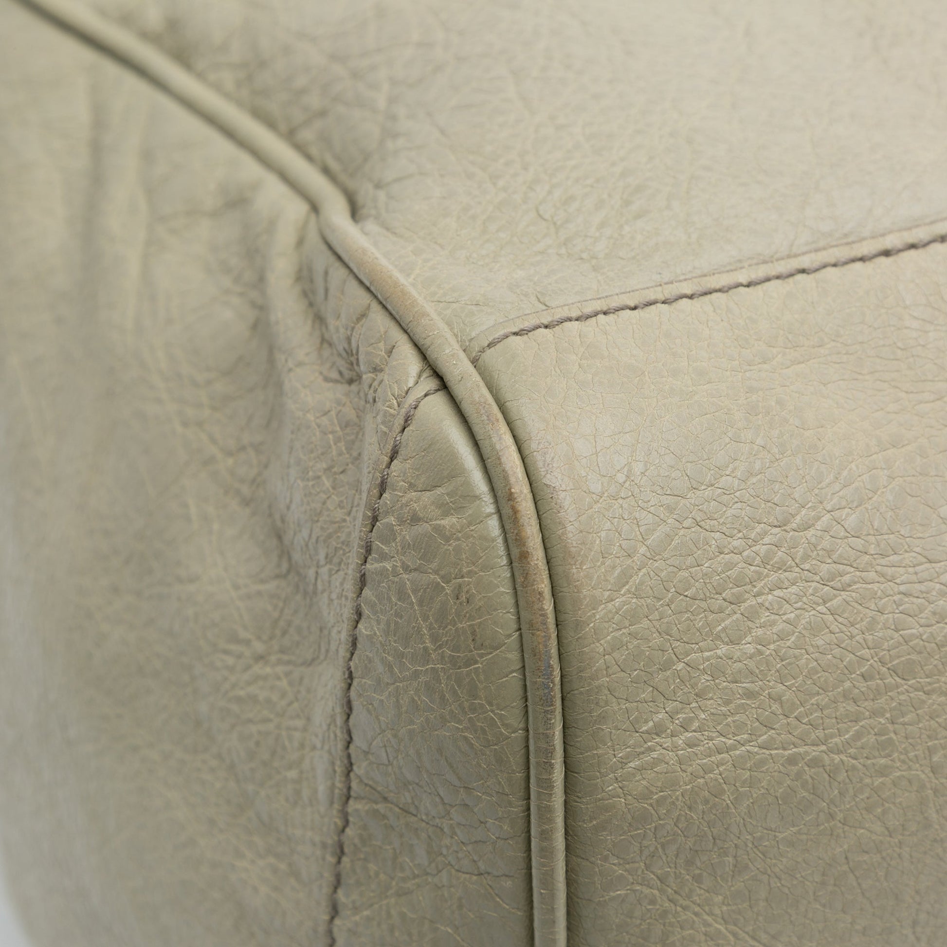 Balenciaga Small Lambskin Motocross Classic Squash Duffle Bag