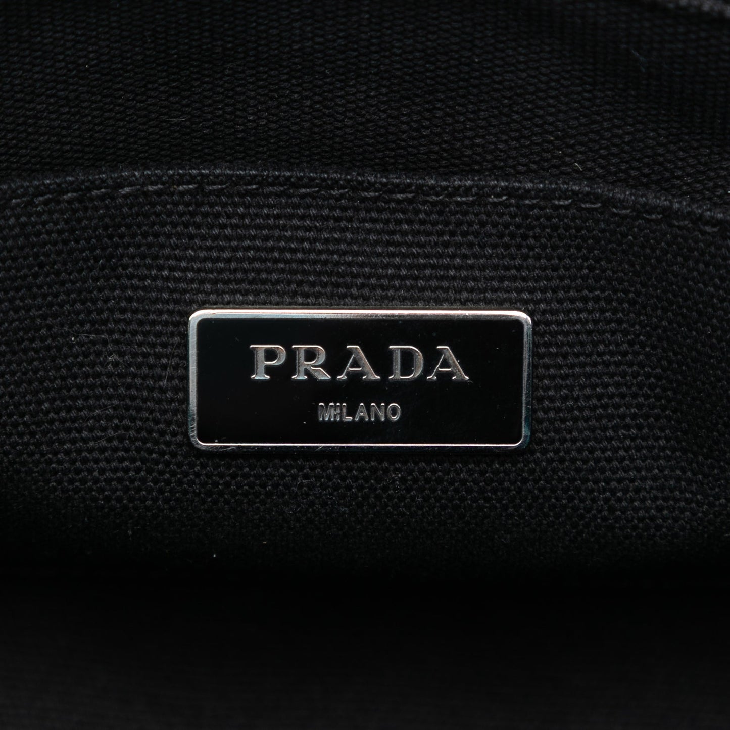 Prada Canvas Canapa Logo Camouflage Satchel