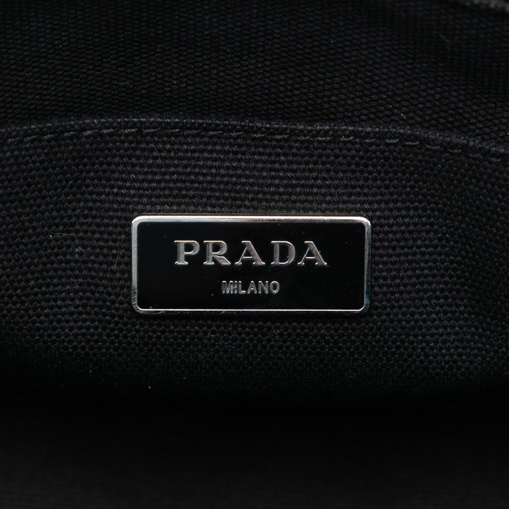 Prada Canvas Canapa Logo Camouflage Satchel