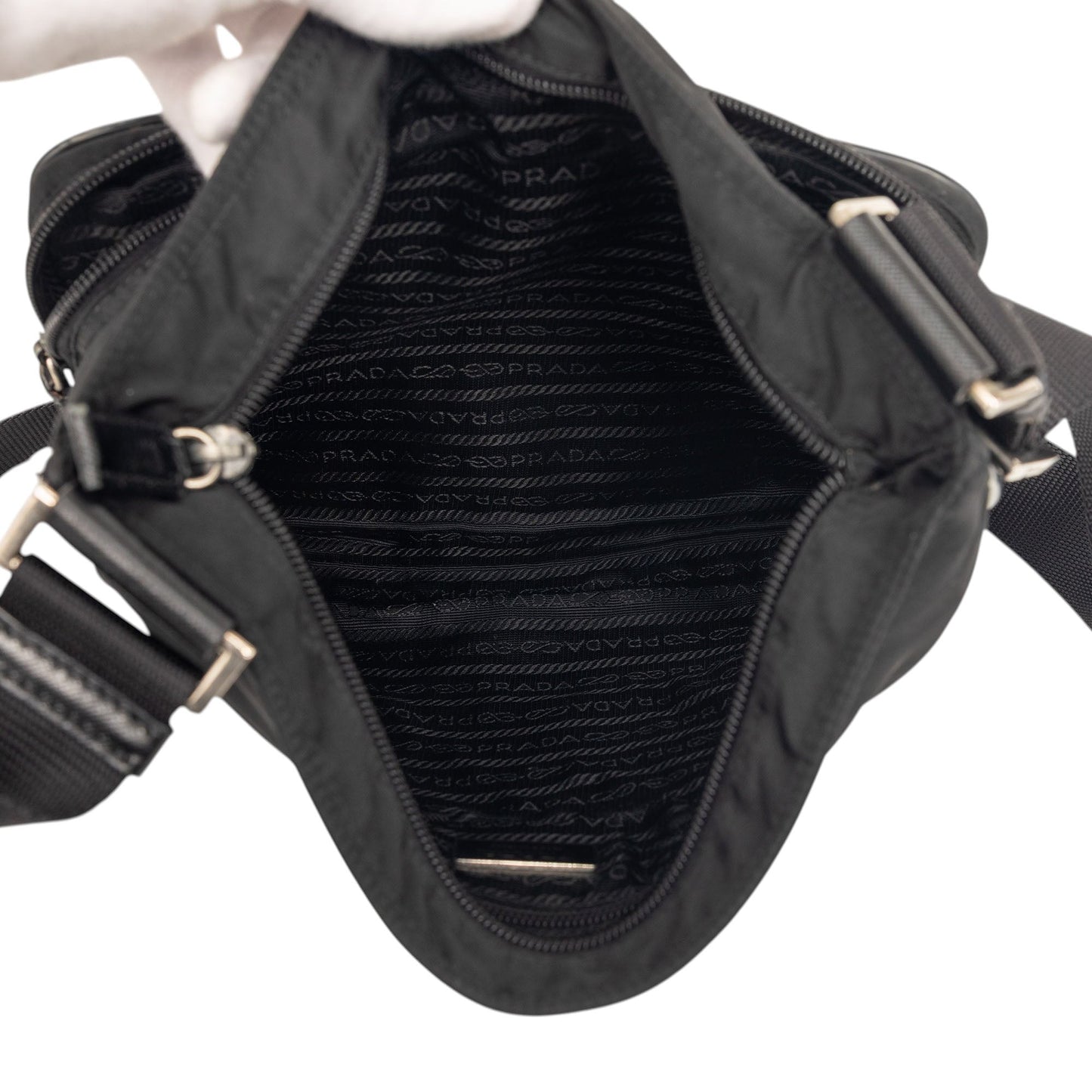 Prada Tessuto Zip Top Crossbody