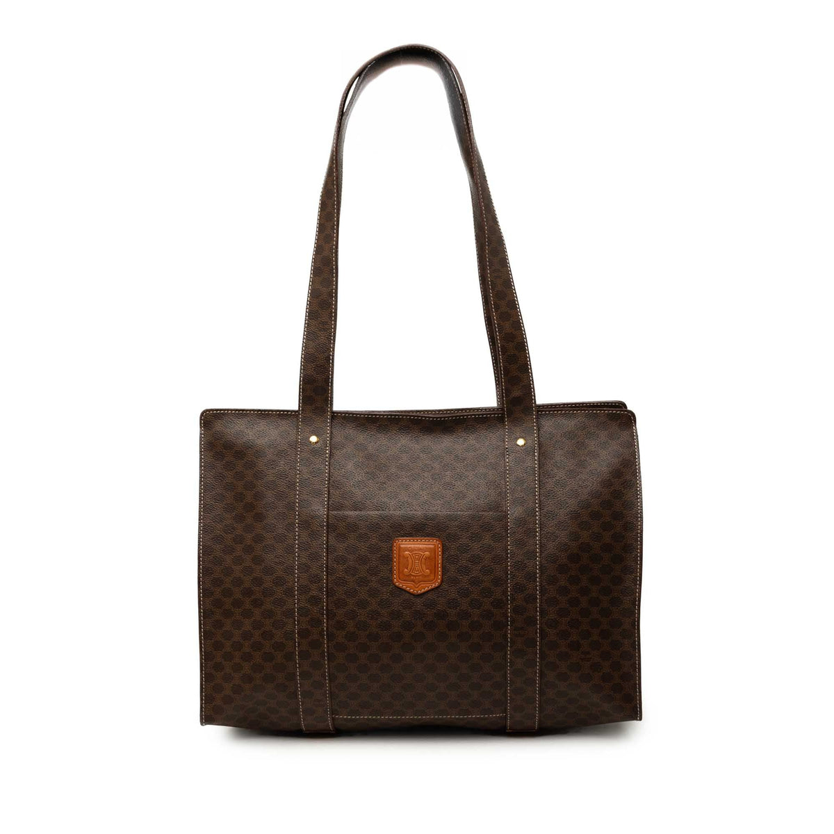 Celine Macadam Coated Canvas Tote