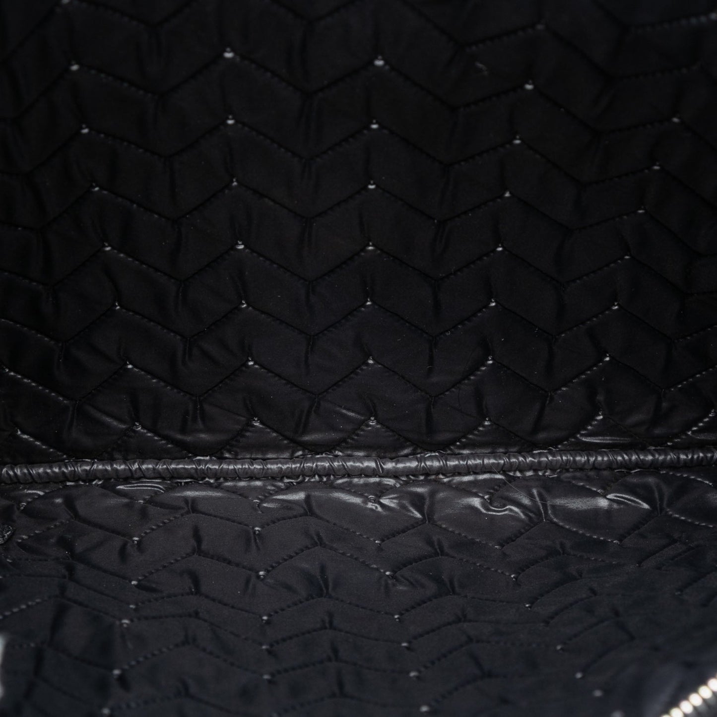 Chanel Large Chevron Caviar O Case Clutch