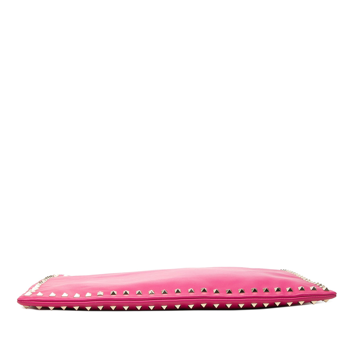 Valentino Large Leather Rockstud Clutch