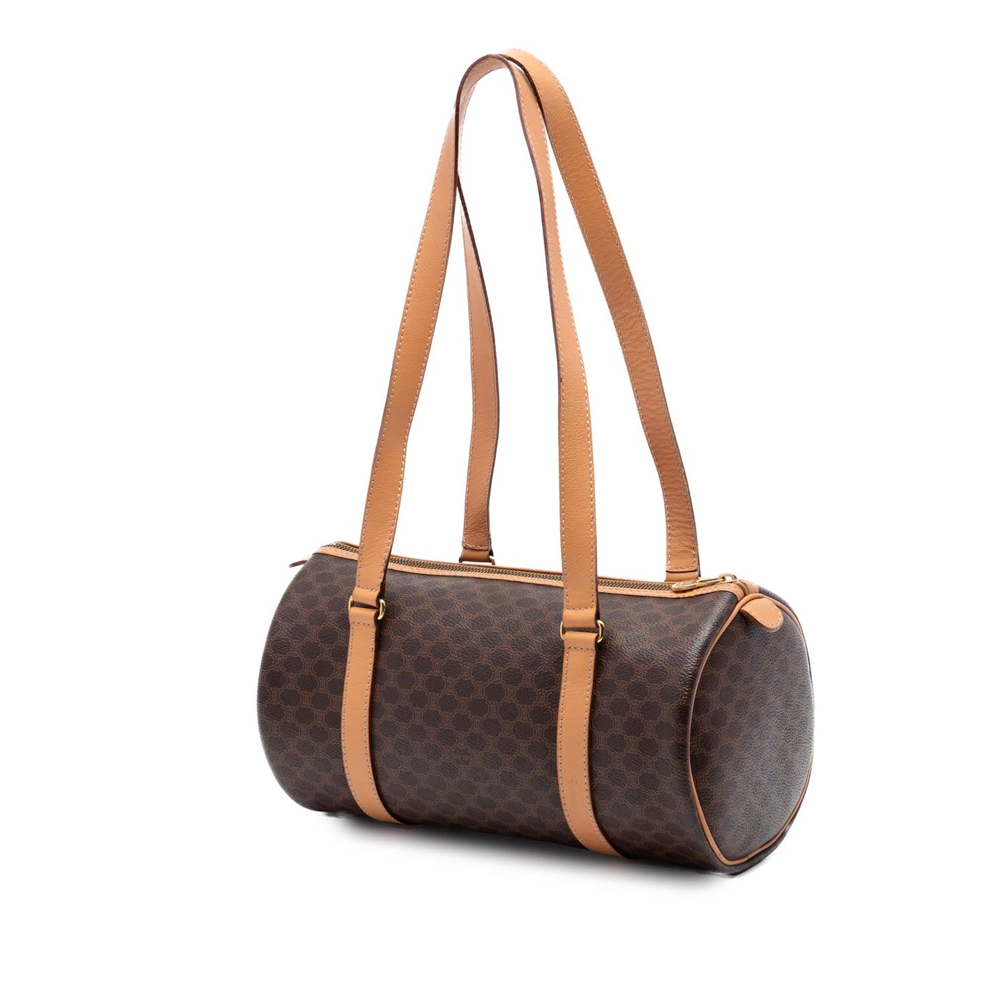 Celine Macadam Coated Canvas Shoulder Bag