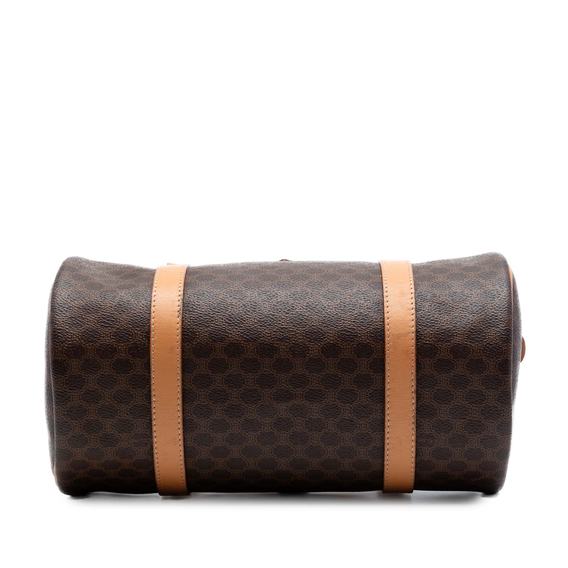 Celine Macadam Coated Canvas Shoulder Bag