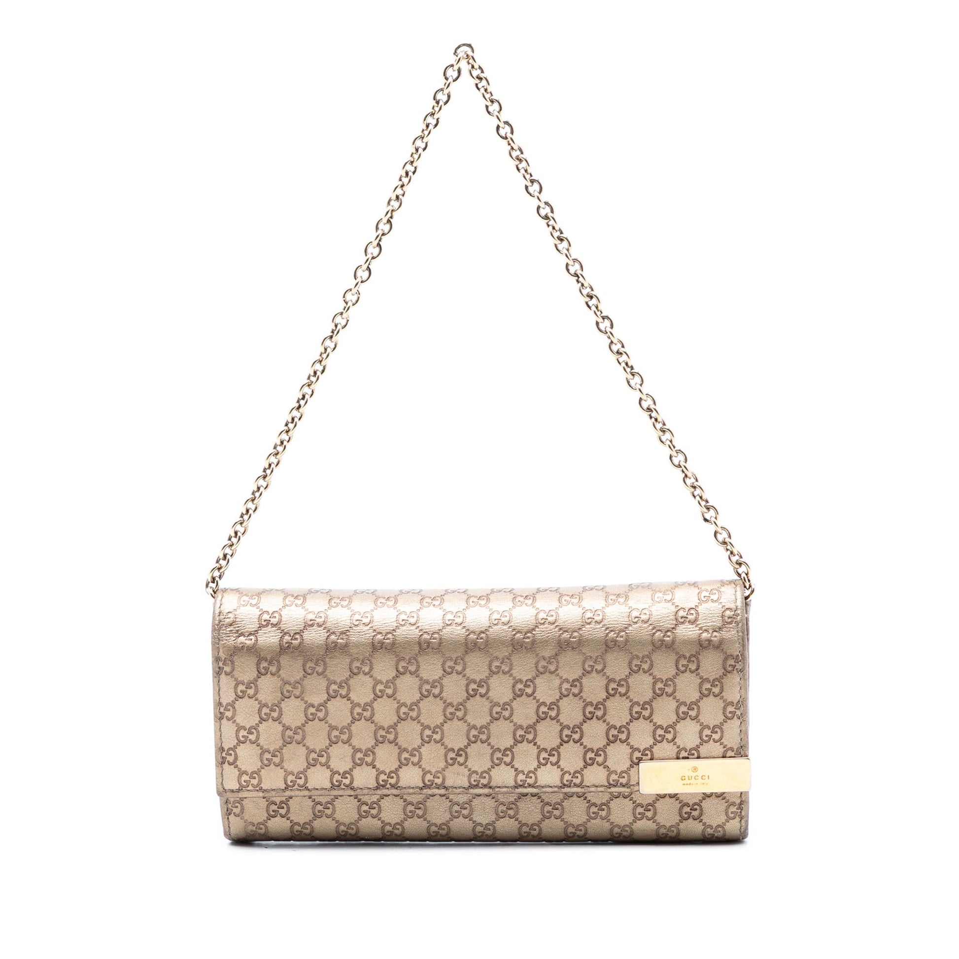 Metallic Microguccissima Dice Wallet On Chain