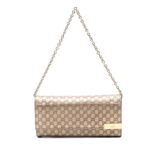Metallic Microguccissima Dice Wallet On Chain