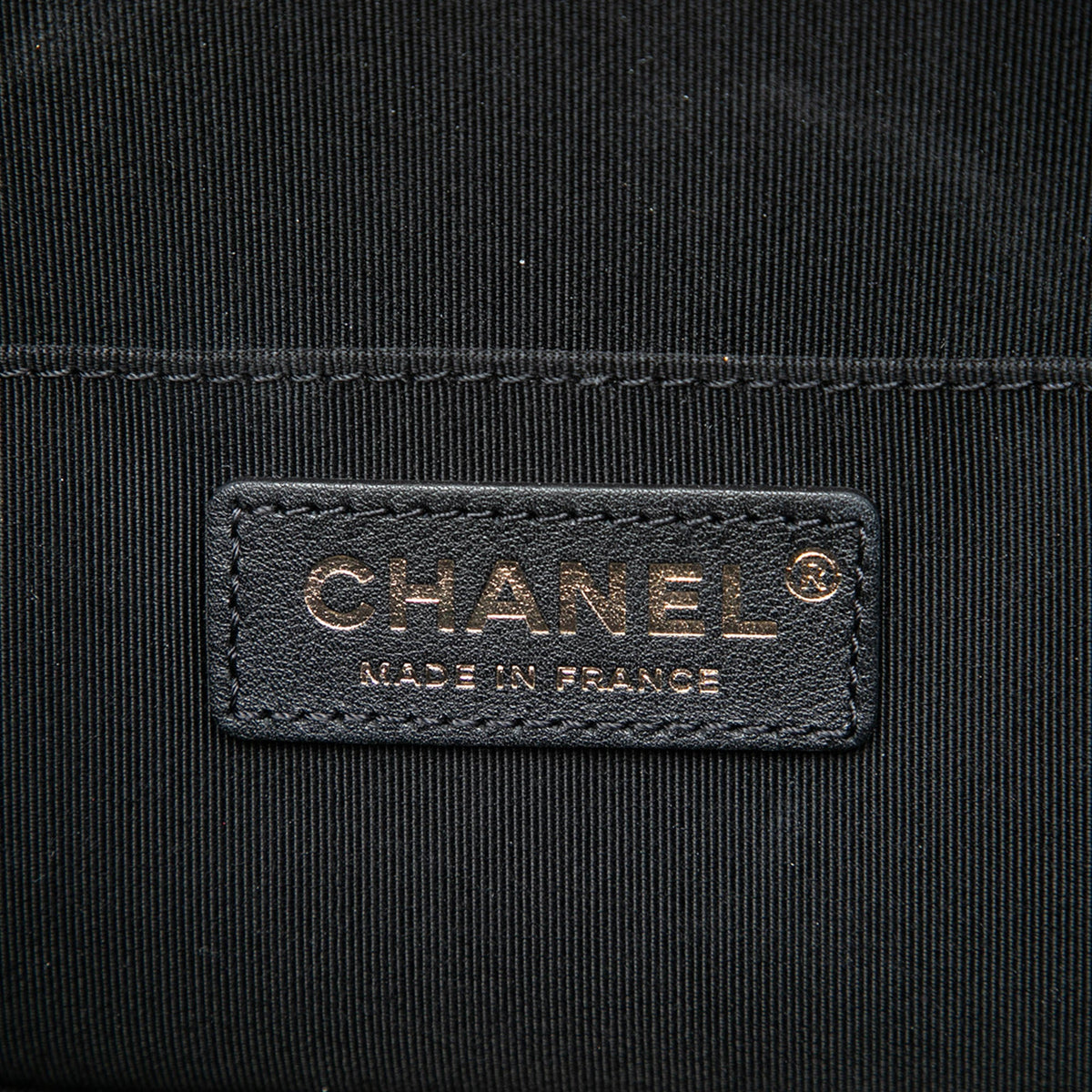 Chanel Small CC Quilted Crumpled Calfskin Vanity Case — White