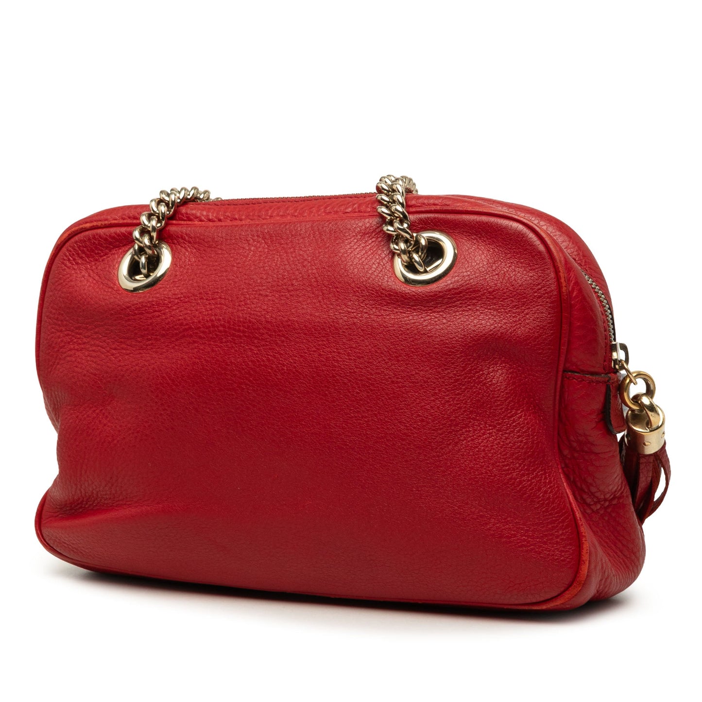 Gucci Calfskin Soho Chain Zip Shoulder Bag