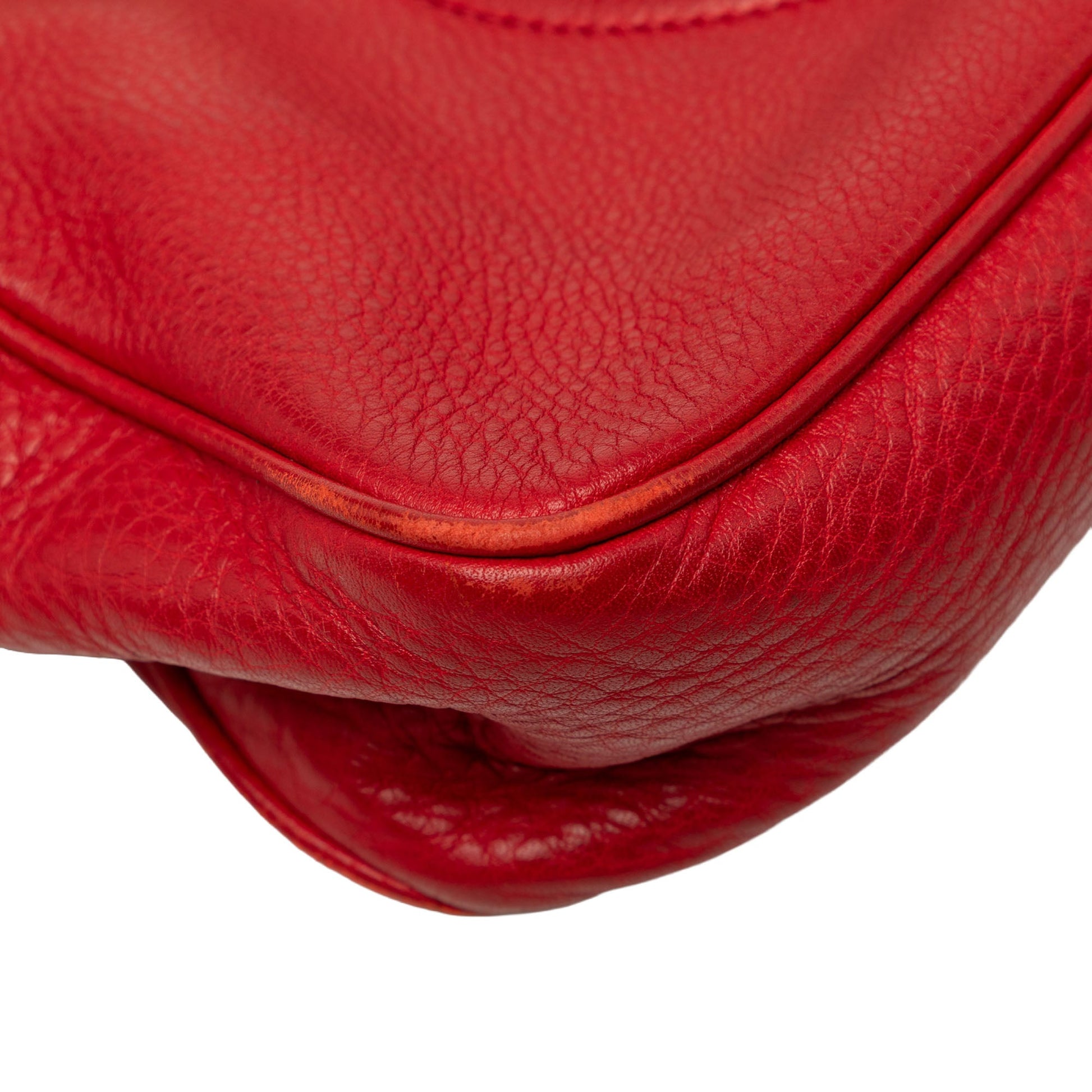 Gucci Calfskin Soho Chain Zip Shoulder Bag