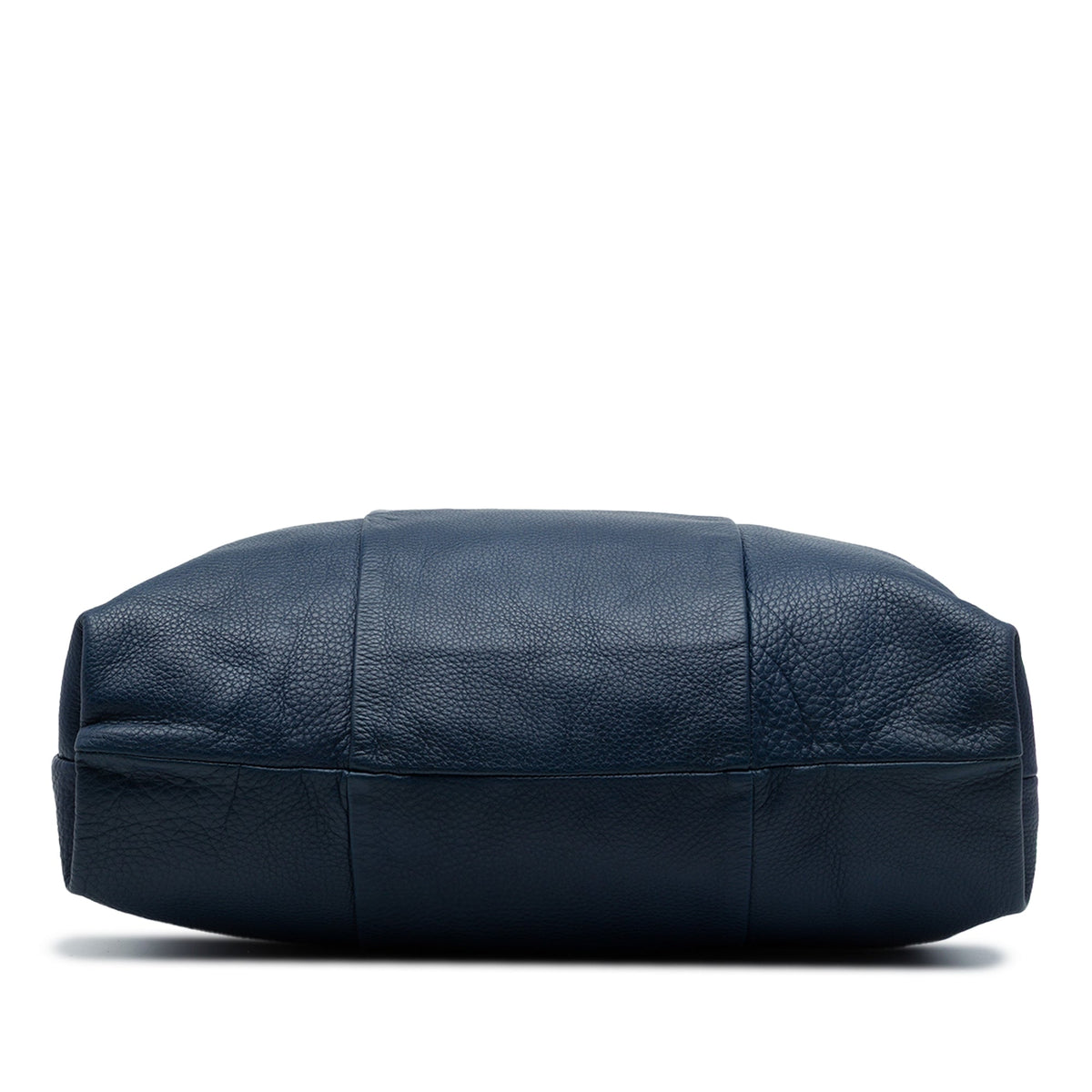 Prada Vitello Daino Shopper Tote — Blue