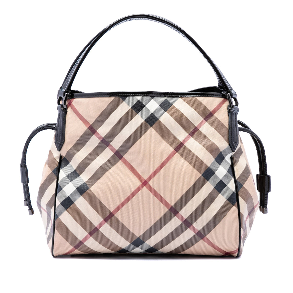 Burberry Supernova Check Coated Canvas Bilmore Tote