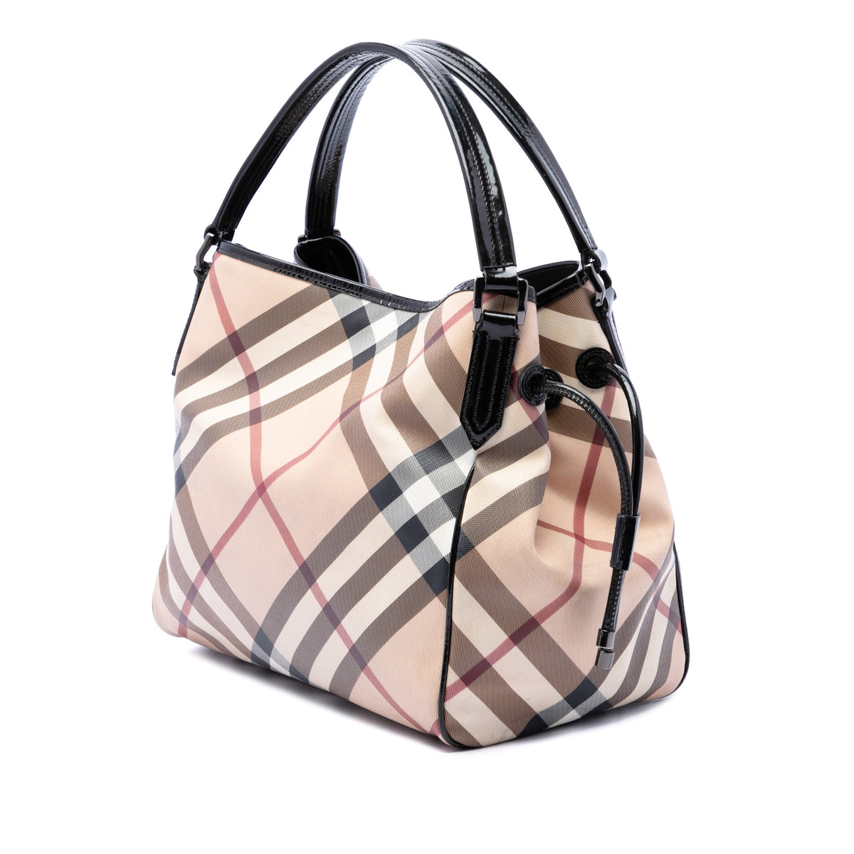 Burberry Supernova Check Coated Canvas Bilmore Tote
